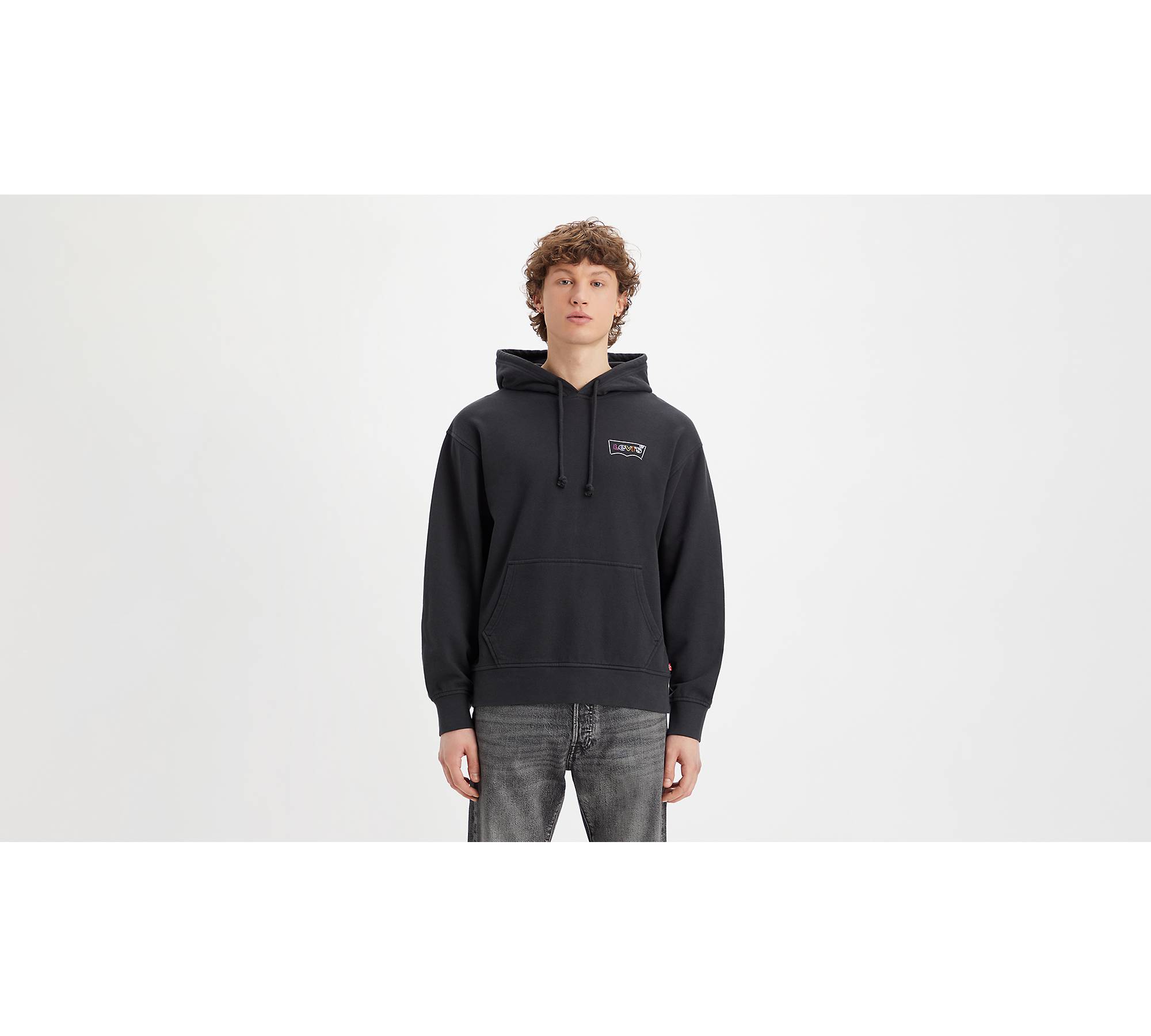 Relaxed Graphic Hoodie - Black | Levi's® FI