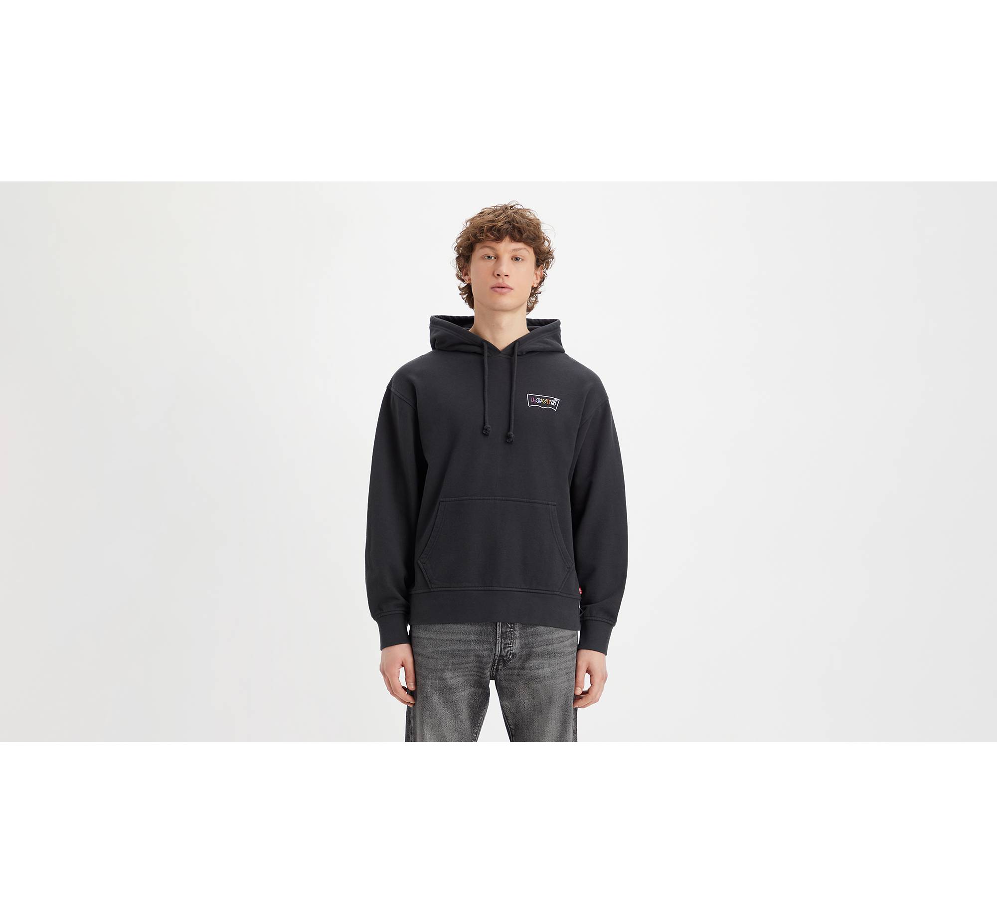 Relaxed Graphic Hoodie - Black | Levi's® CZ