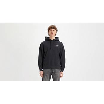 Relaxed Graphic Hoodie - Black | Levi's® NO