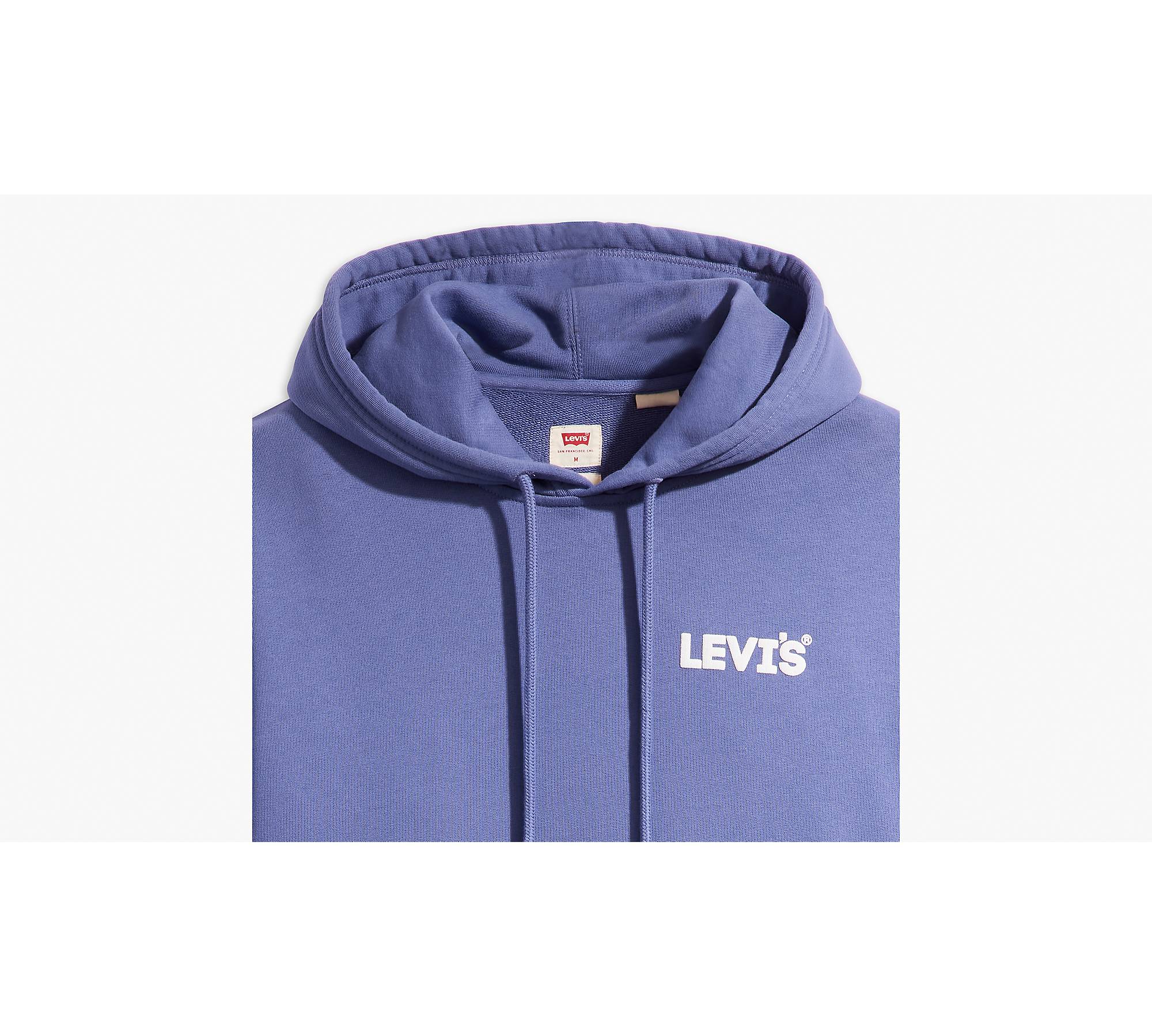 Relaxed Fit Graphic Hoodie Sweatshirt - Blue | Levi's® US