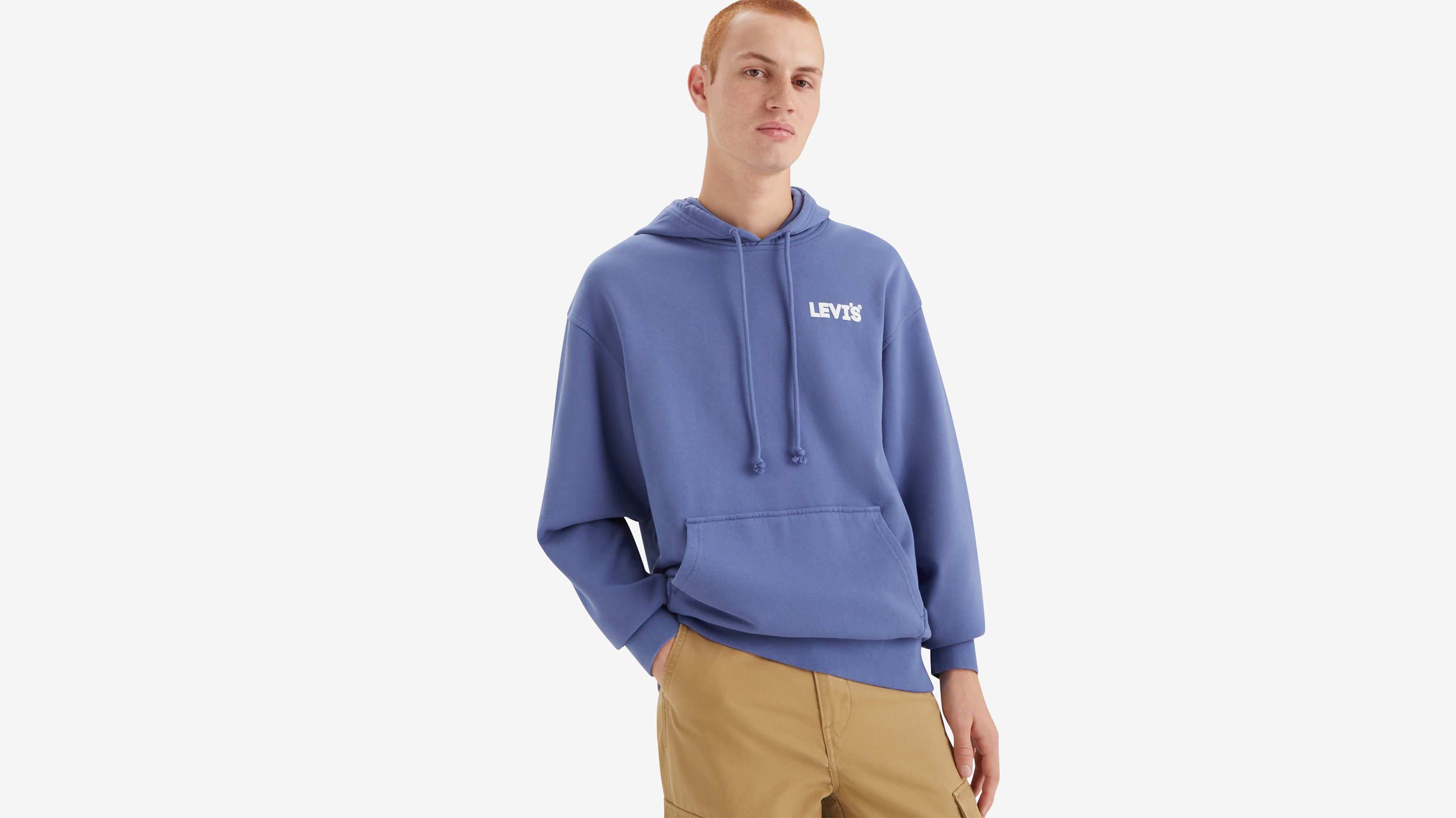 Light blue levis online hoodie