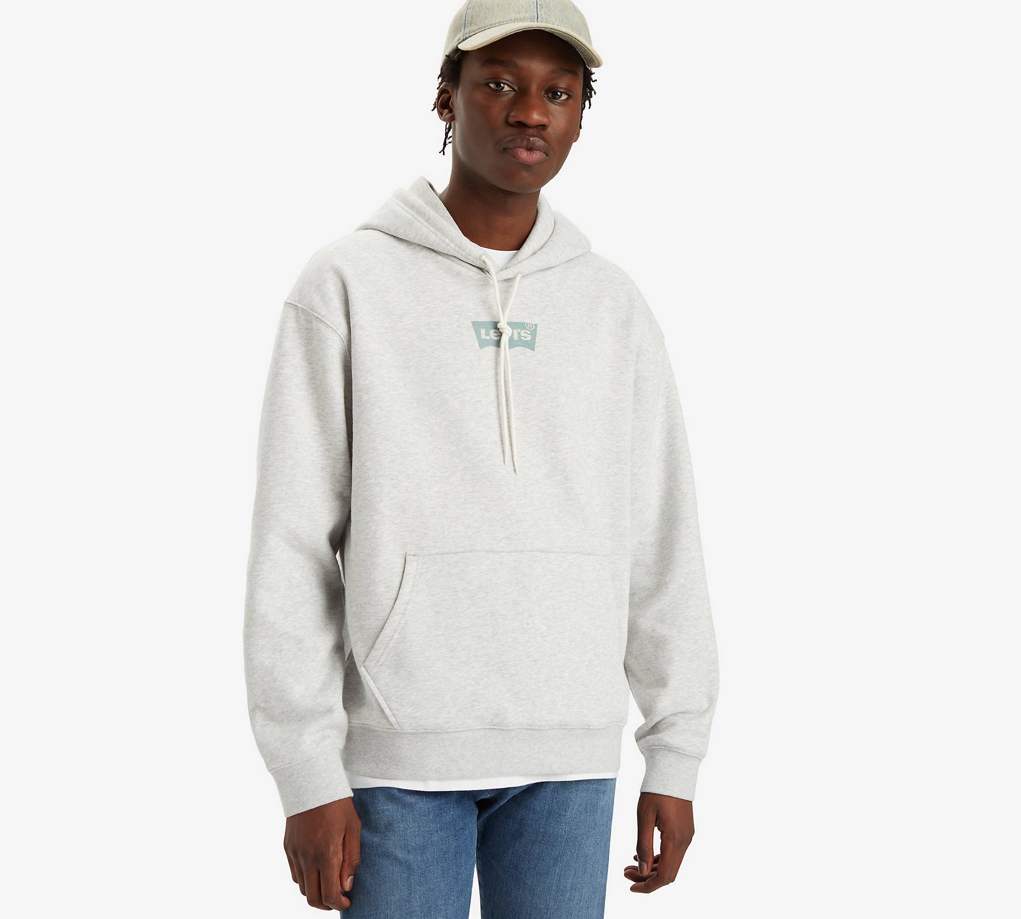 Relaxed Fit Hoodie mit Grafik 1