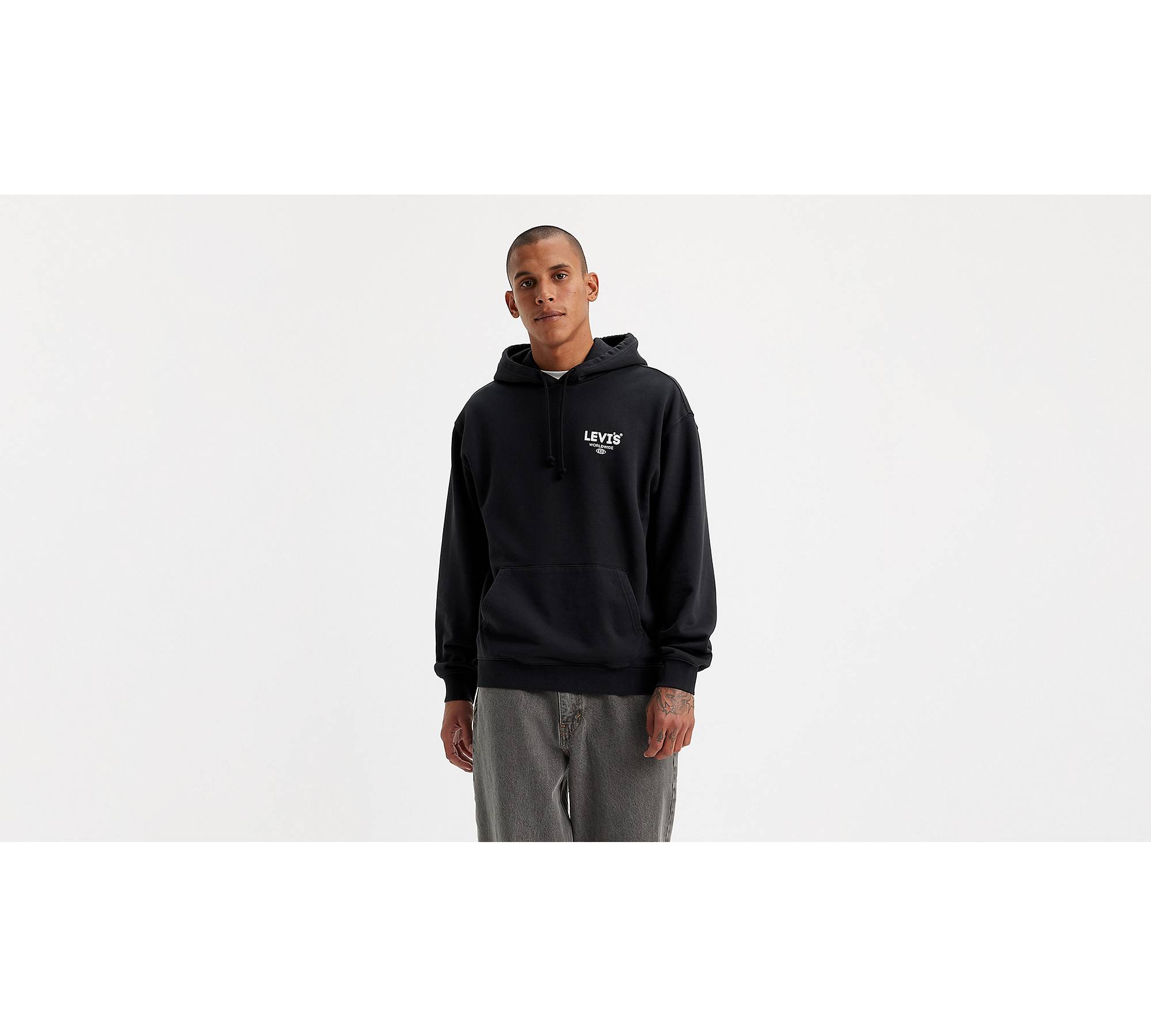 Relaxed Graphic Hoodie Sweatshirt - Black | Levi's® US