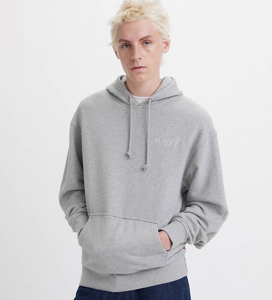 Relaxed Fit Hoodie mit Grafik 1