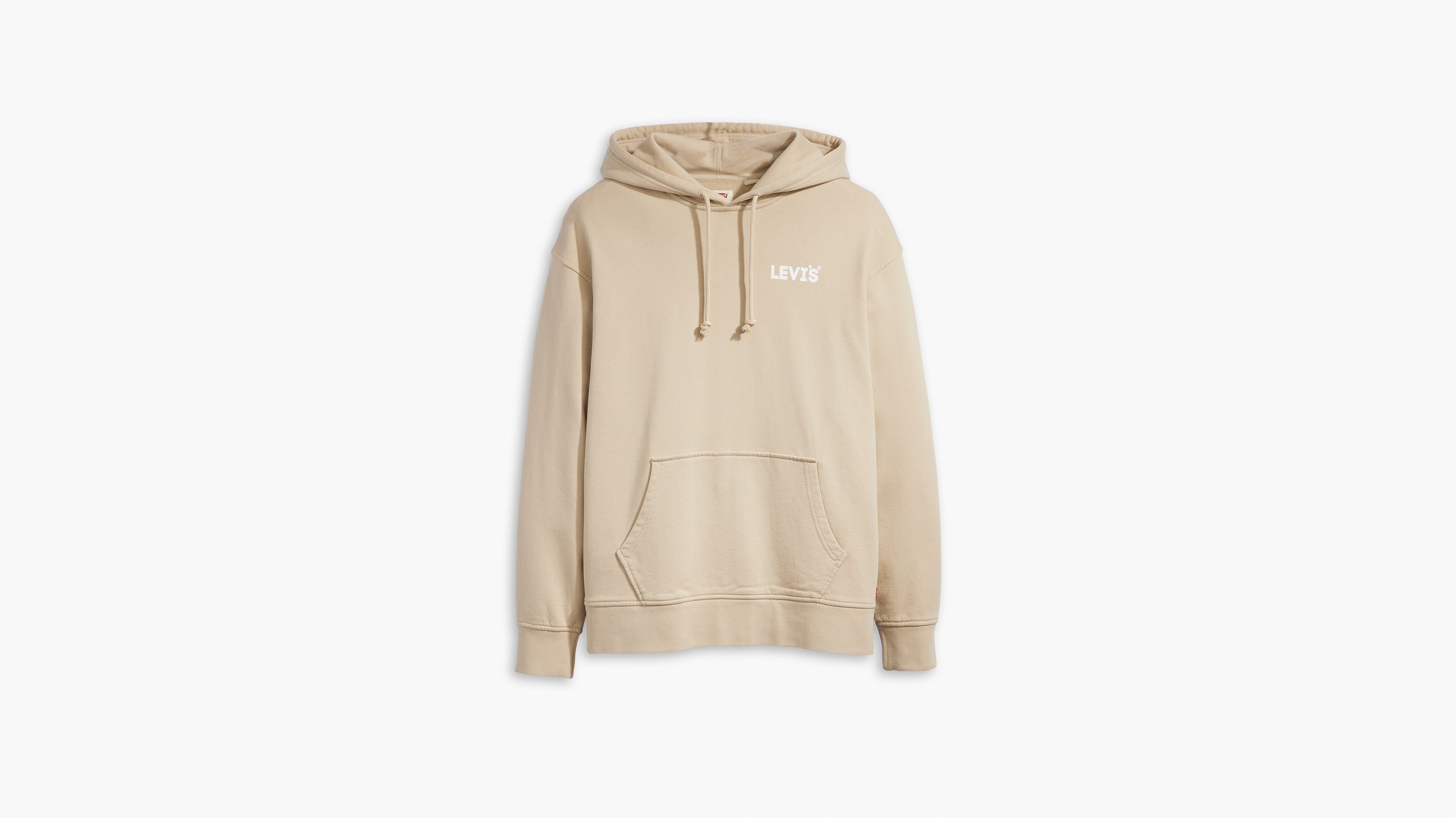 Levi's cream hoodie hot sale