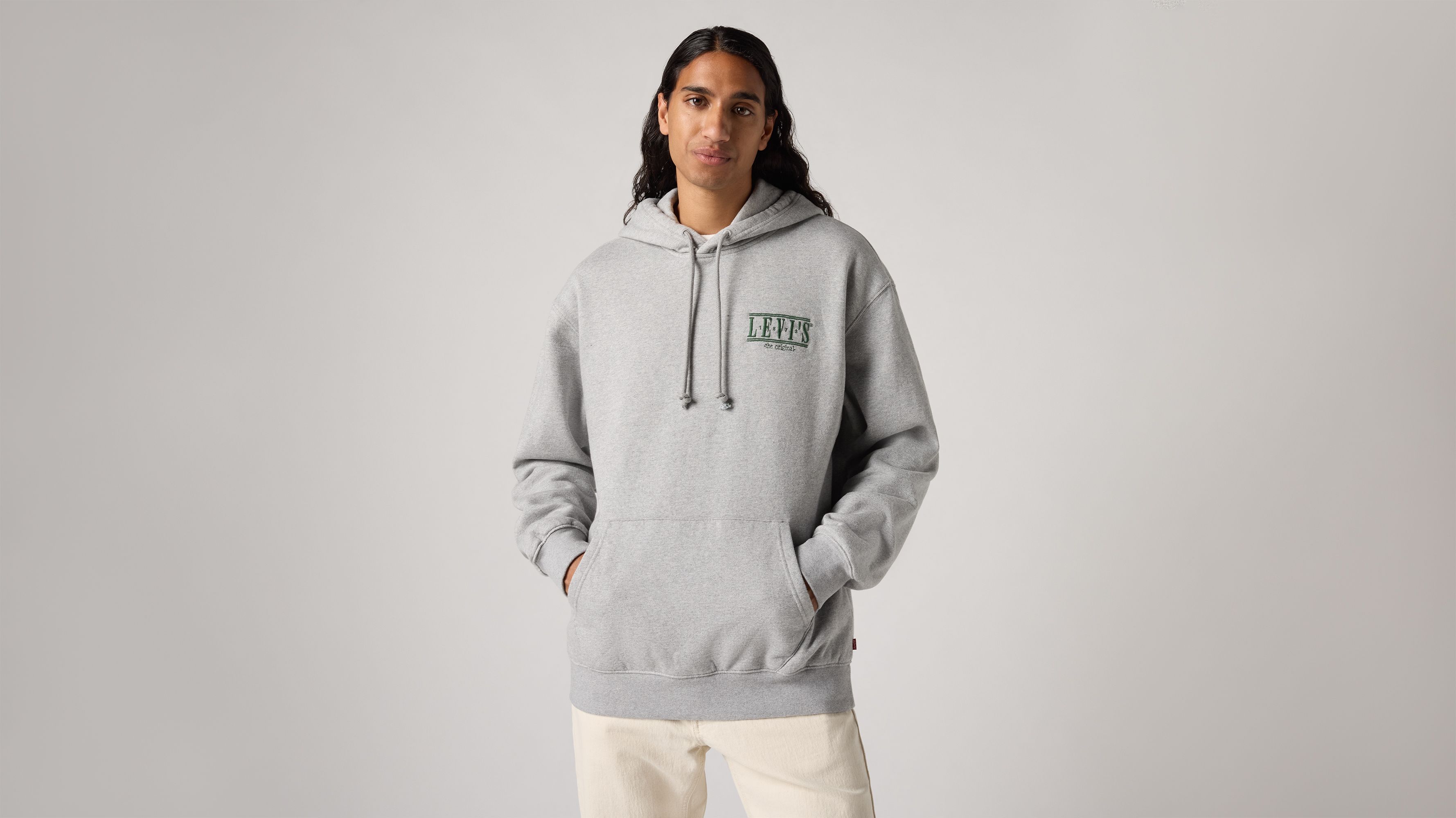 Relaxed Fit Hoodie mit Grafik 1