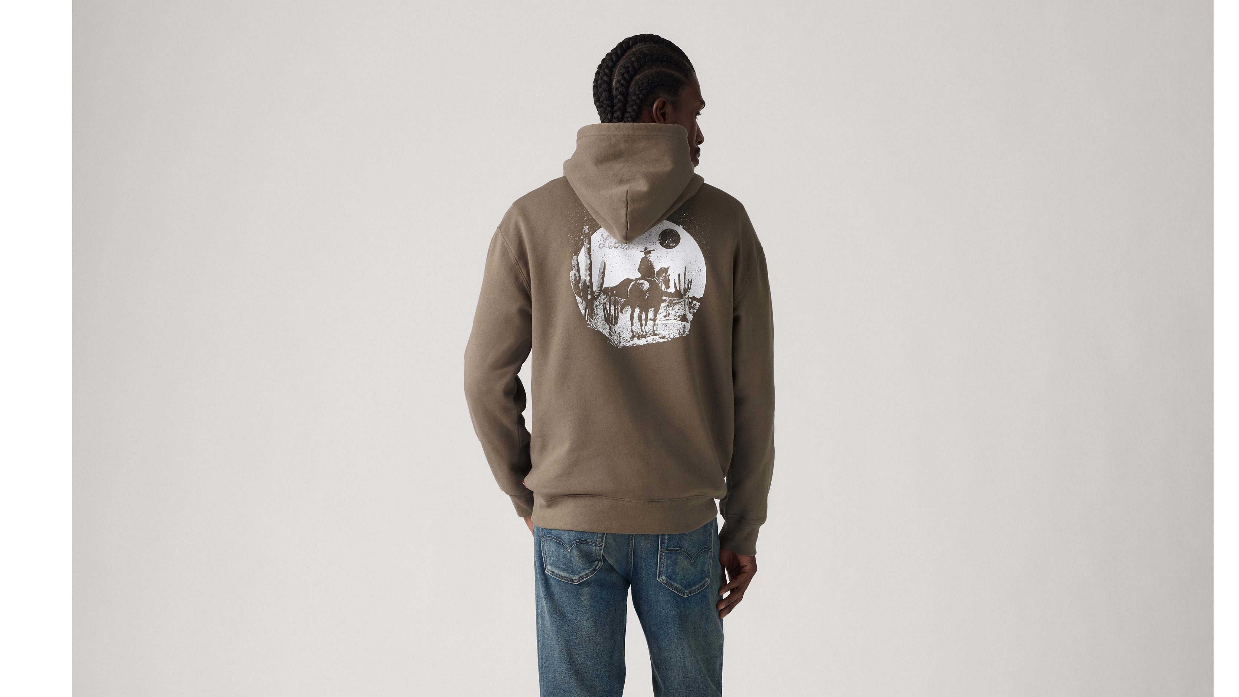 Relaxed Graphic Hoodie Sweatshirt