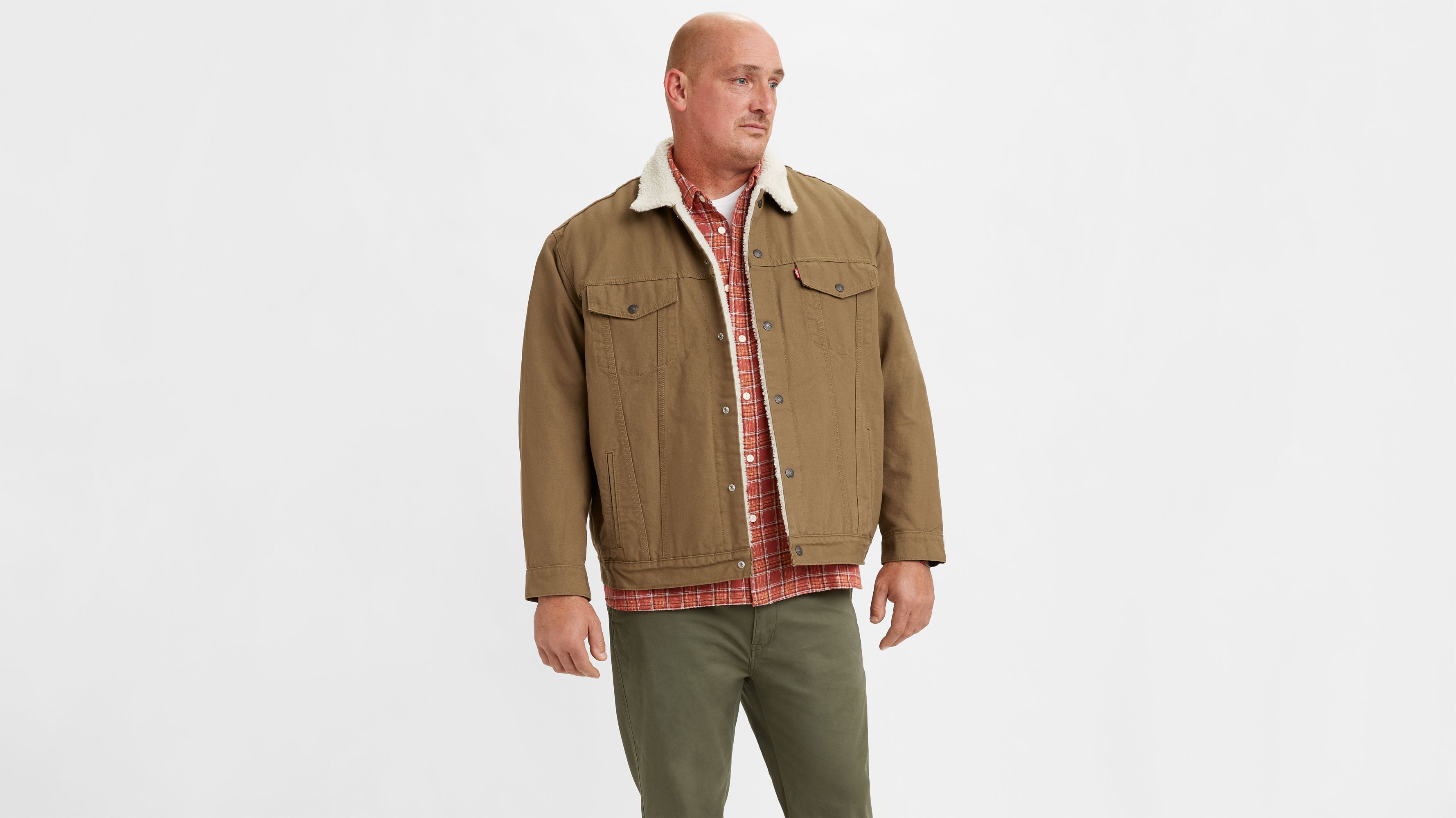 levi's men's trucker jacket big and tall