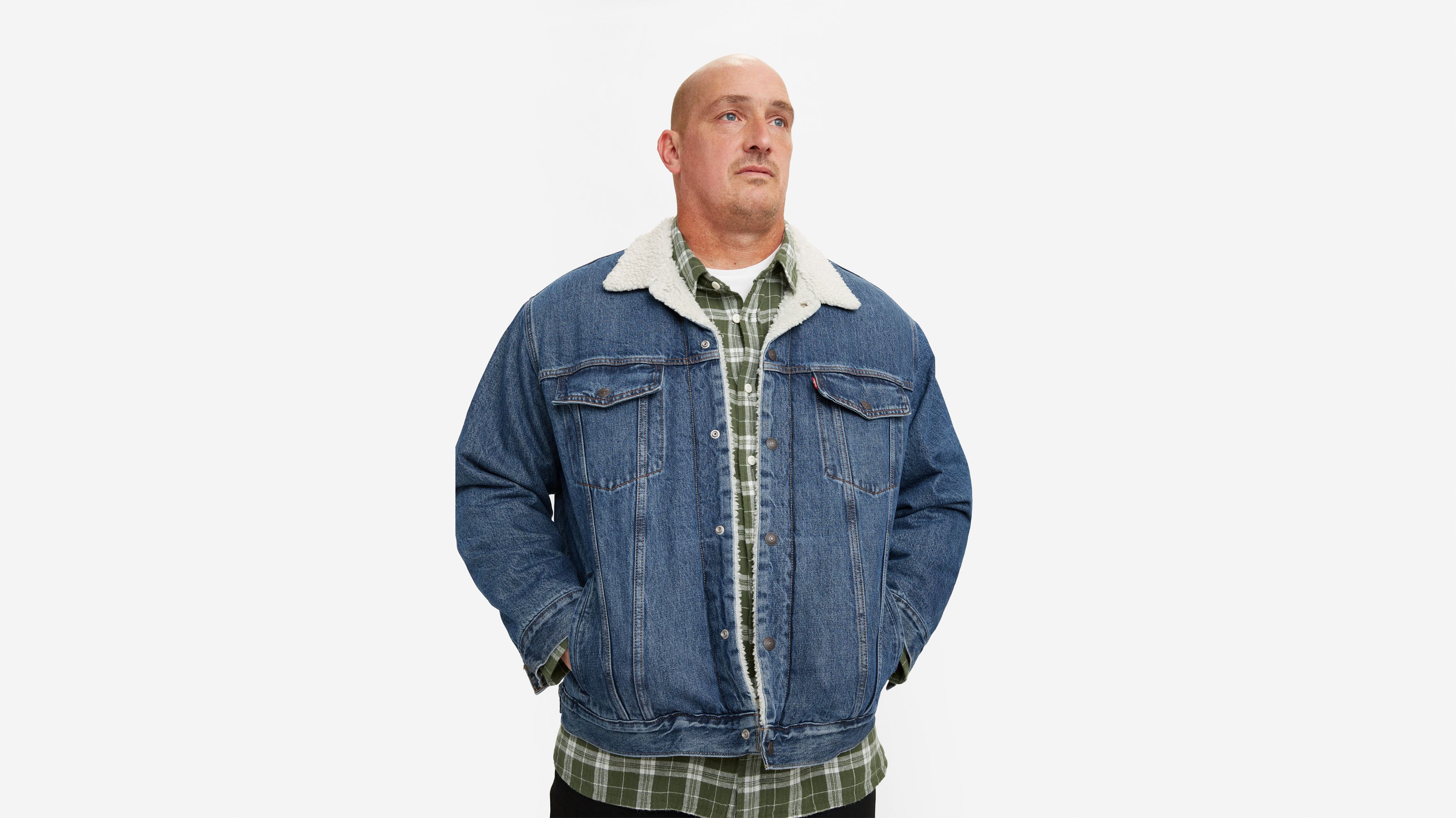 levi's big and tall sherpa trucker jacket