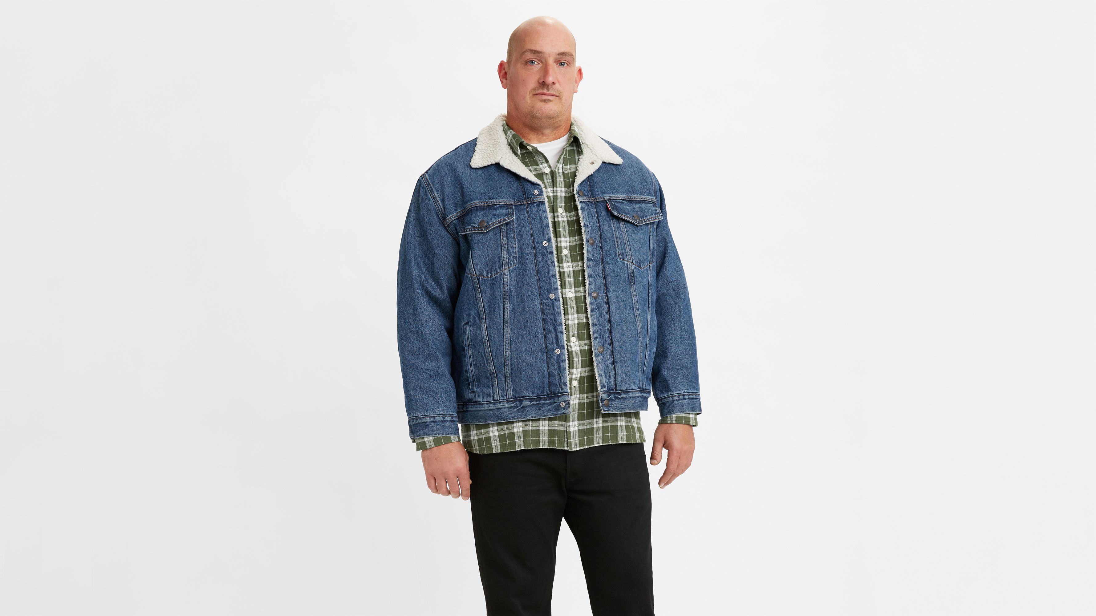 Sherpa Trucker Jacket (big) - Blue | Levi's® US