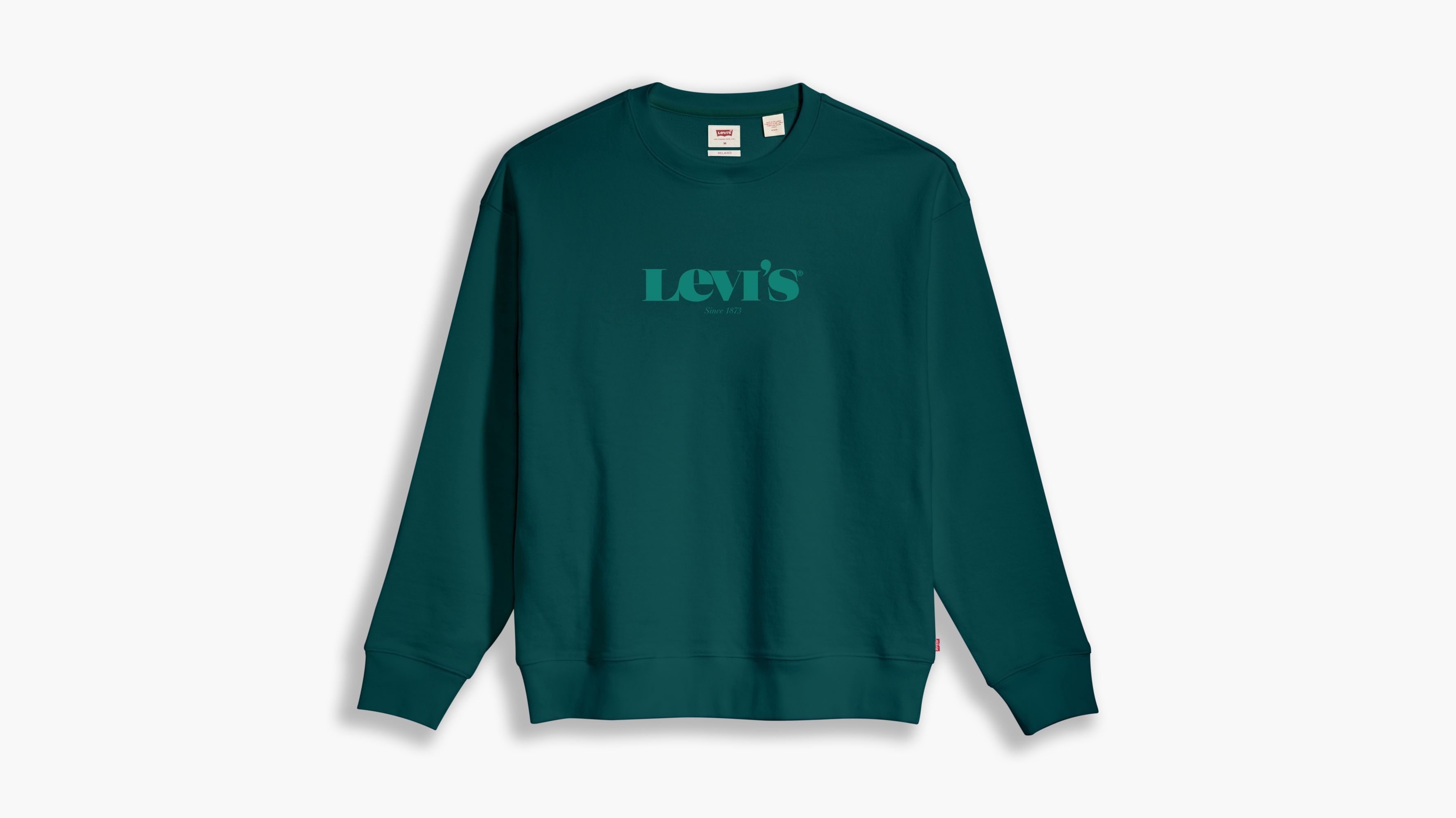 Relaxed Graphic Crew Neck Sweatshirt 4