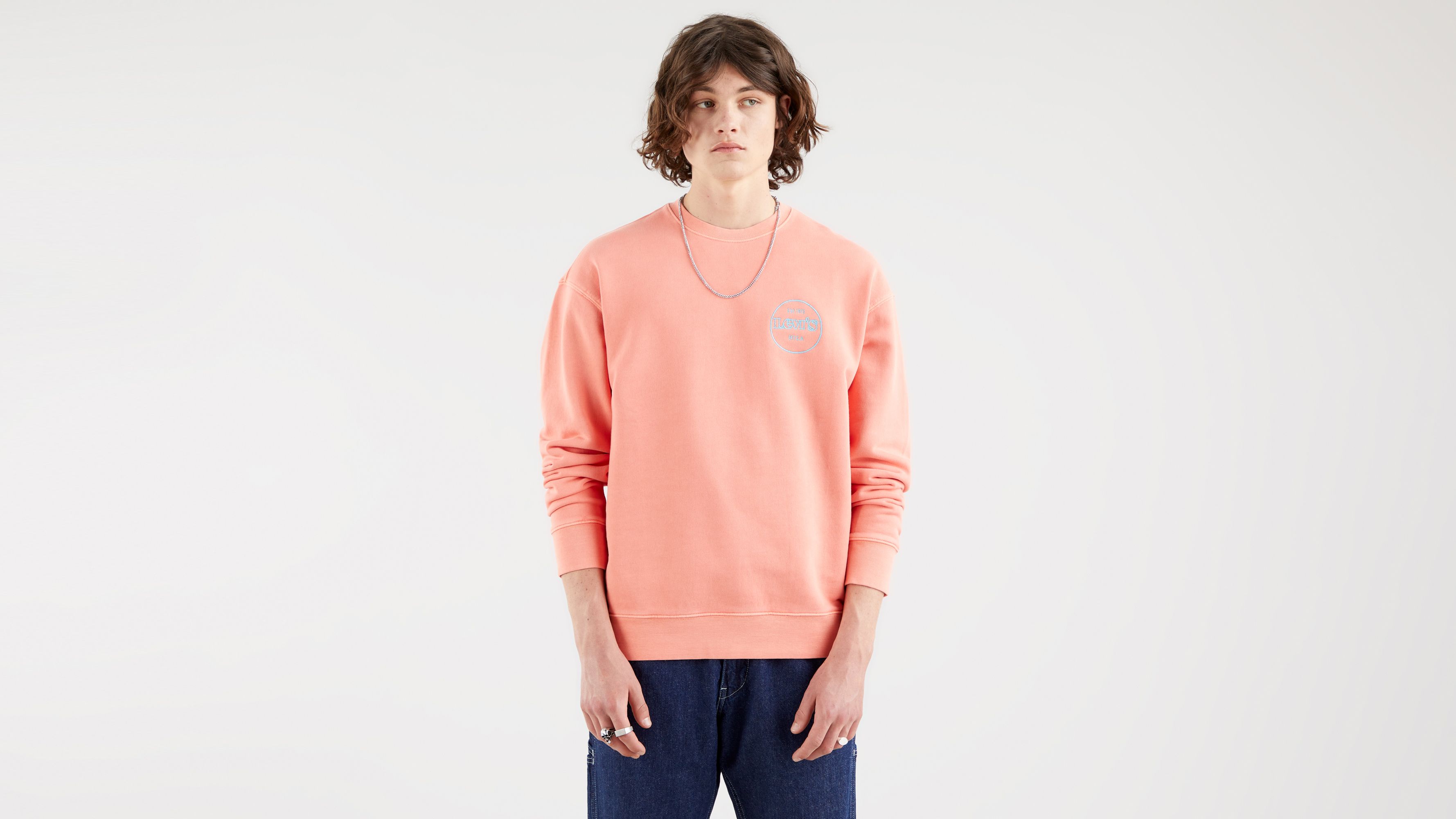 Pile con stampa rilassato 1