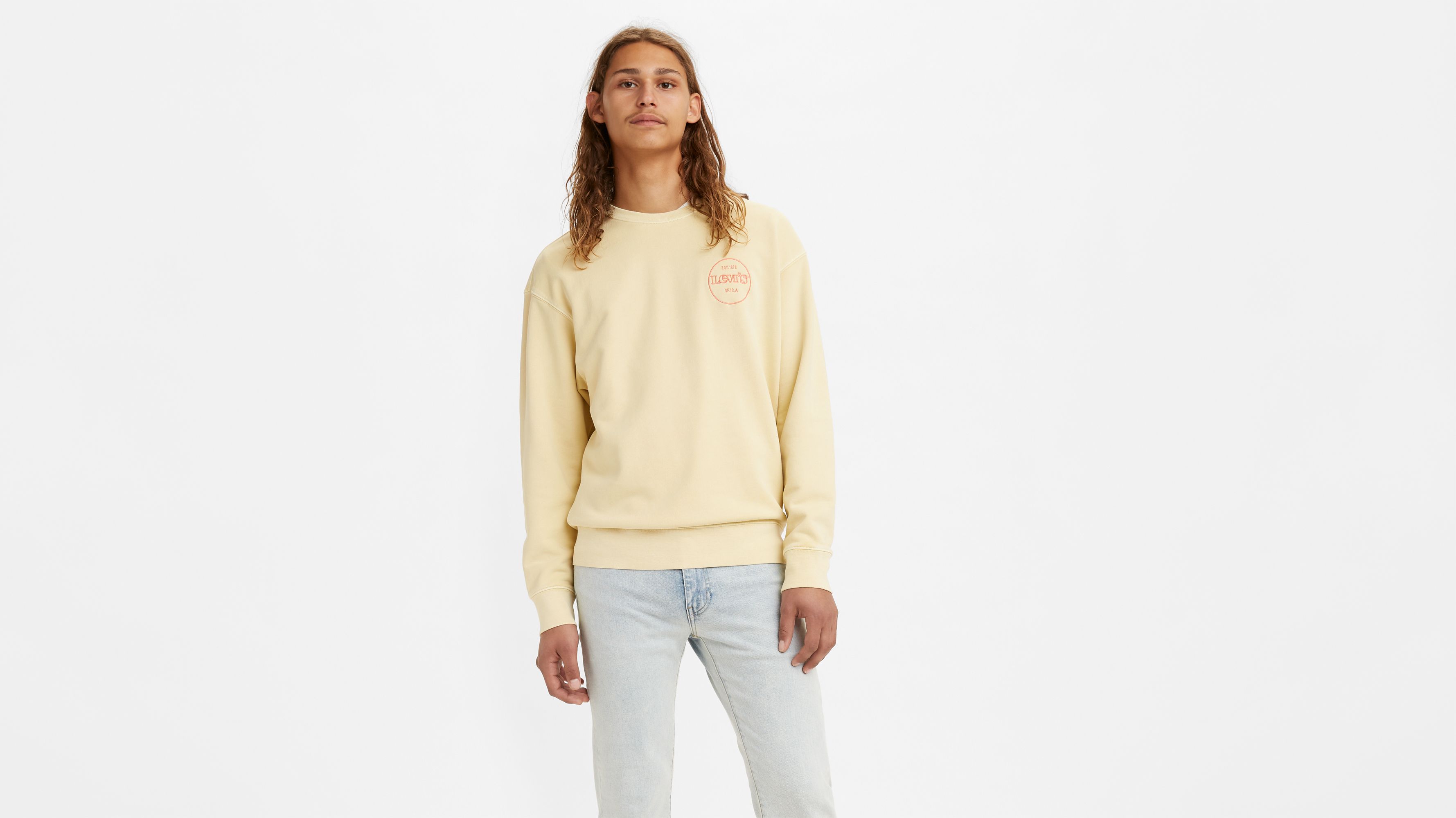 levis yellow sweater