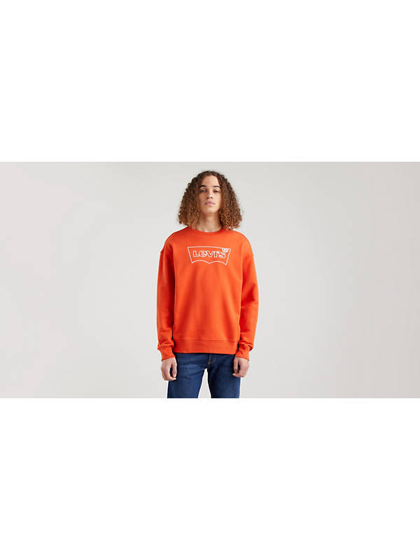 Relaxed Graphic Crewneck Sweatshirt - Red | Levi's® RS