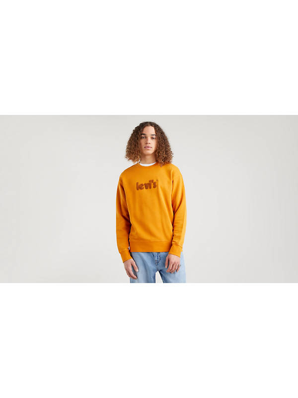 Relaxed Graphic Crewneck Sweatshirt - Brown | Levi's® AT