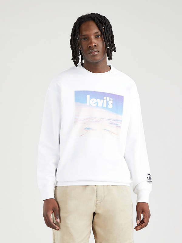 Relaxed Graphic Crewneck Sweatshirt - White | Levi's® DK