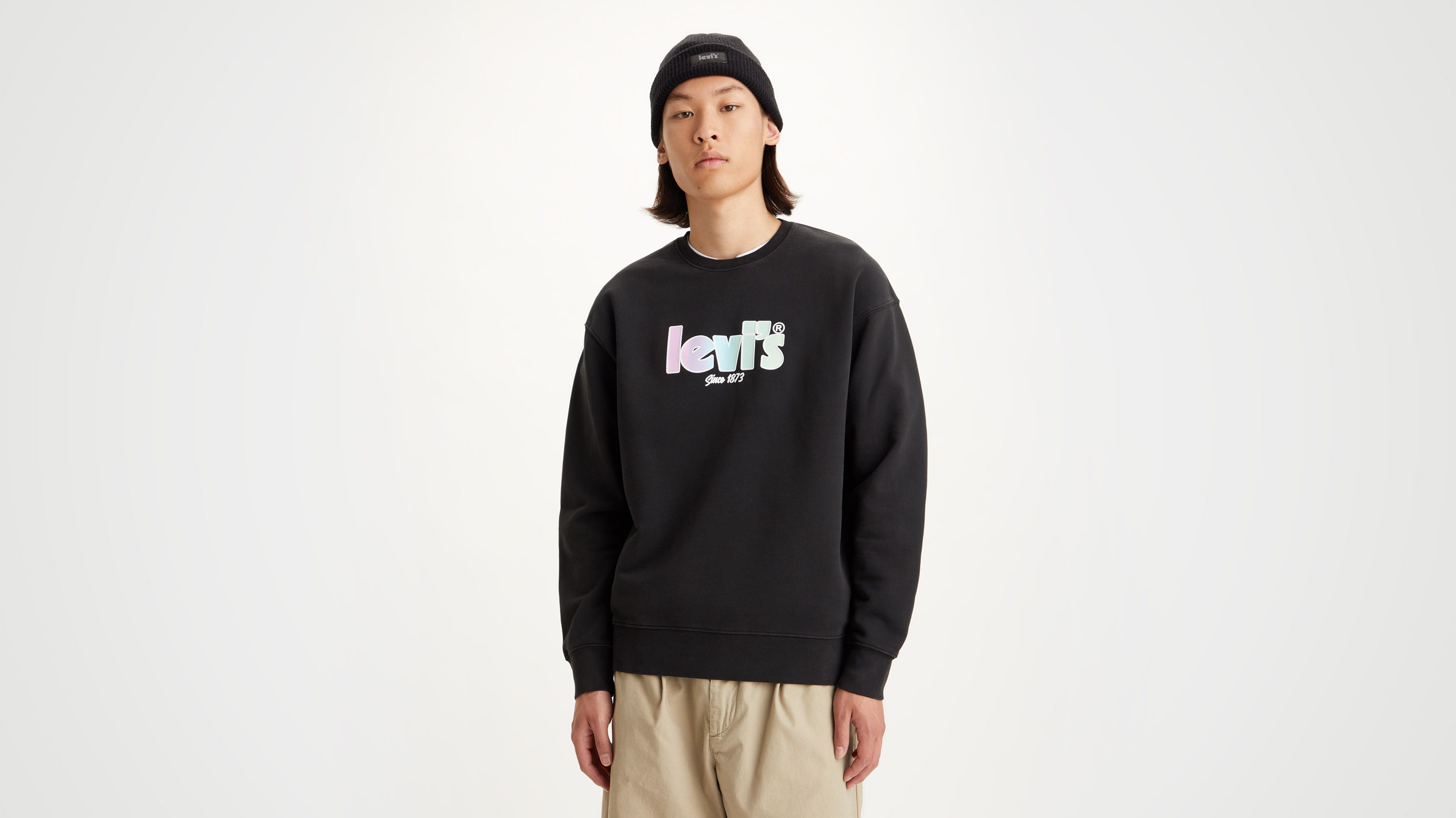 levi's graphic crewneck sweatshirt