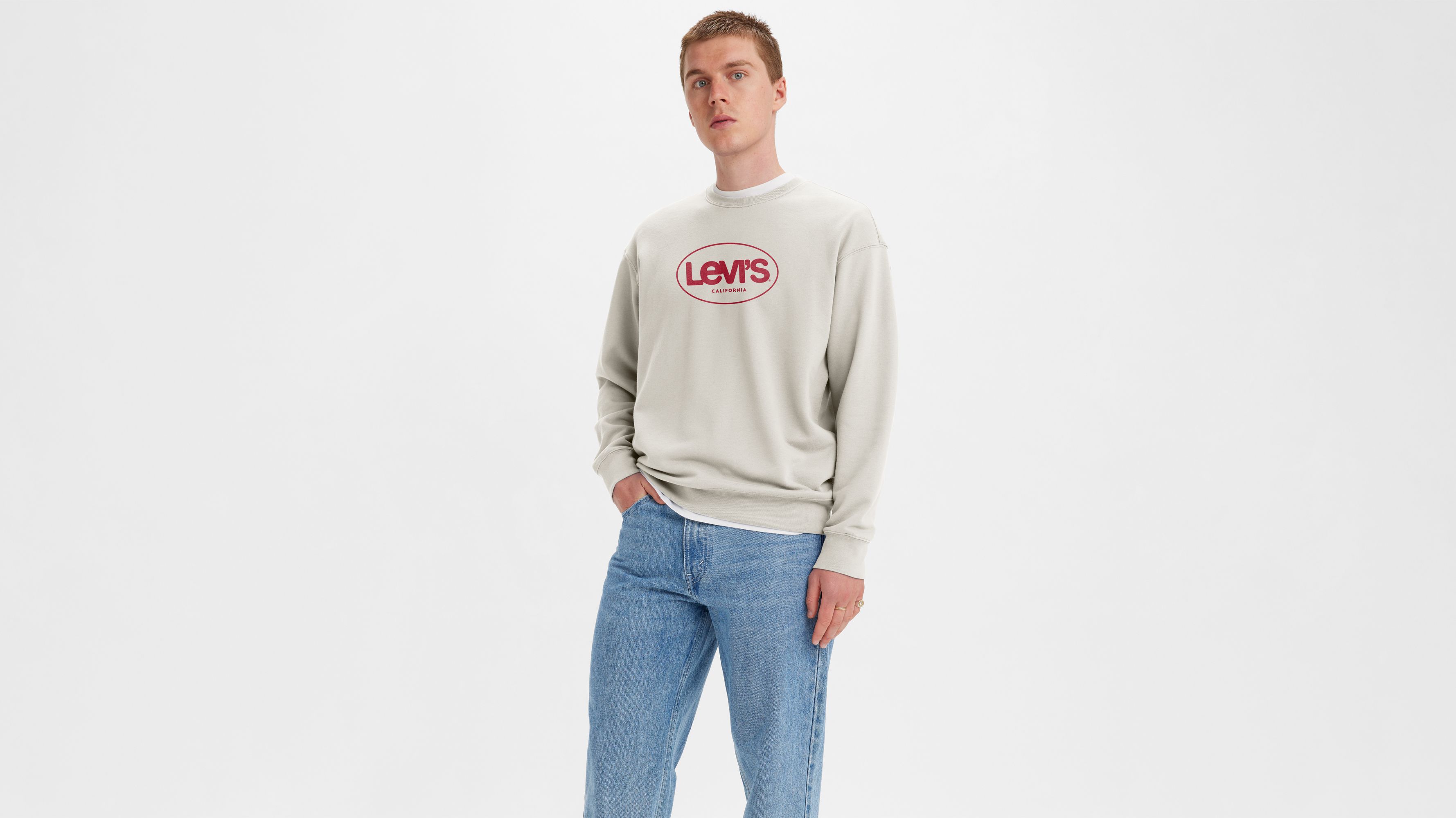 Levi's store grey sweatshirt