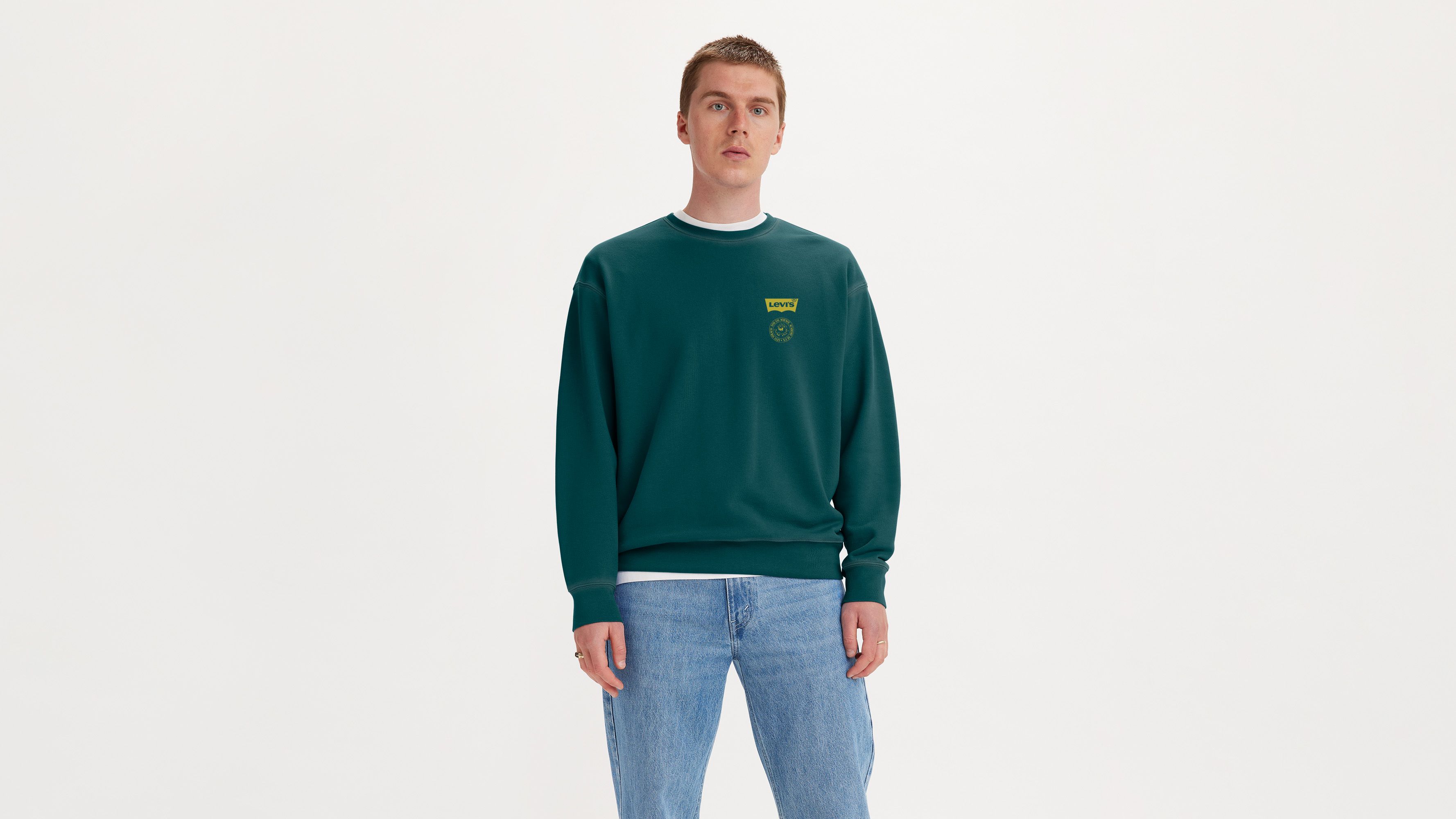 Relaxed Graphic Crewneck Sweatshirt - Green | Levi's® US