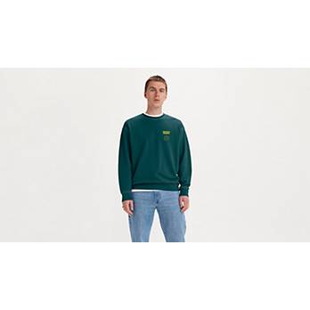 Relaxed Graphic Crewneck Sweatshirt - Green | Levi's® US