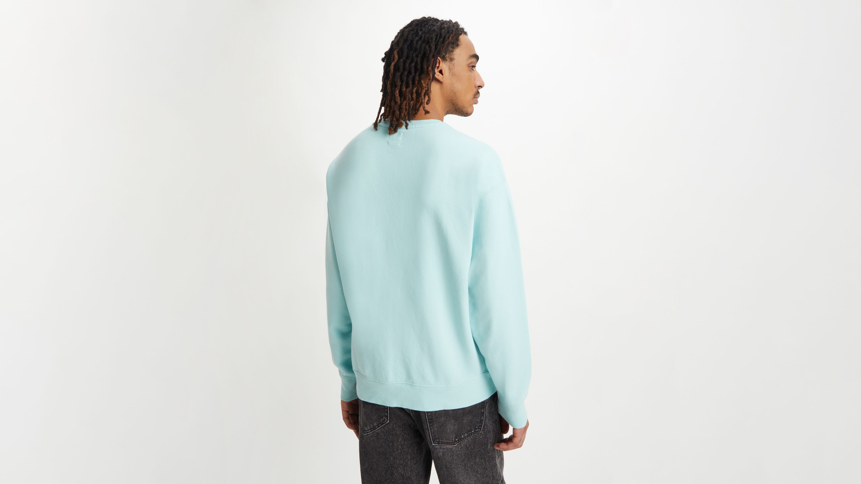 Felpa girocollo rilassata stampata 2