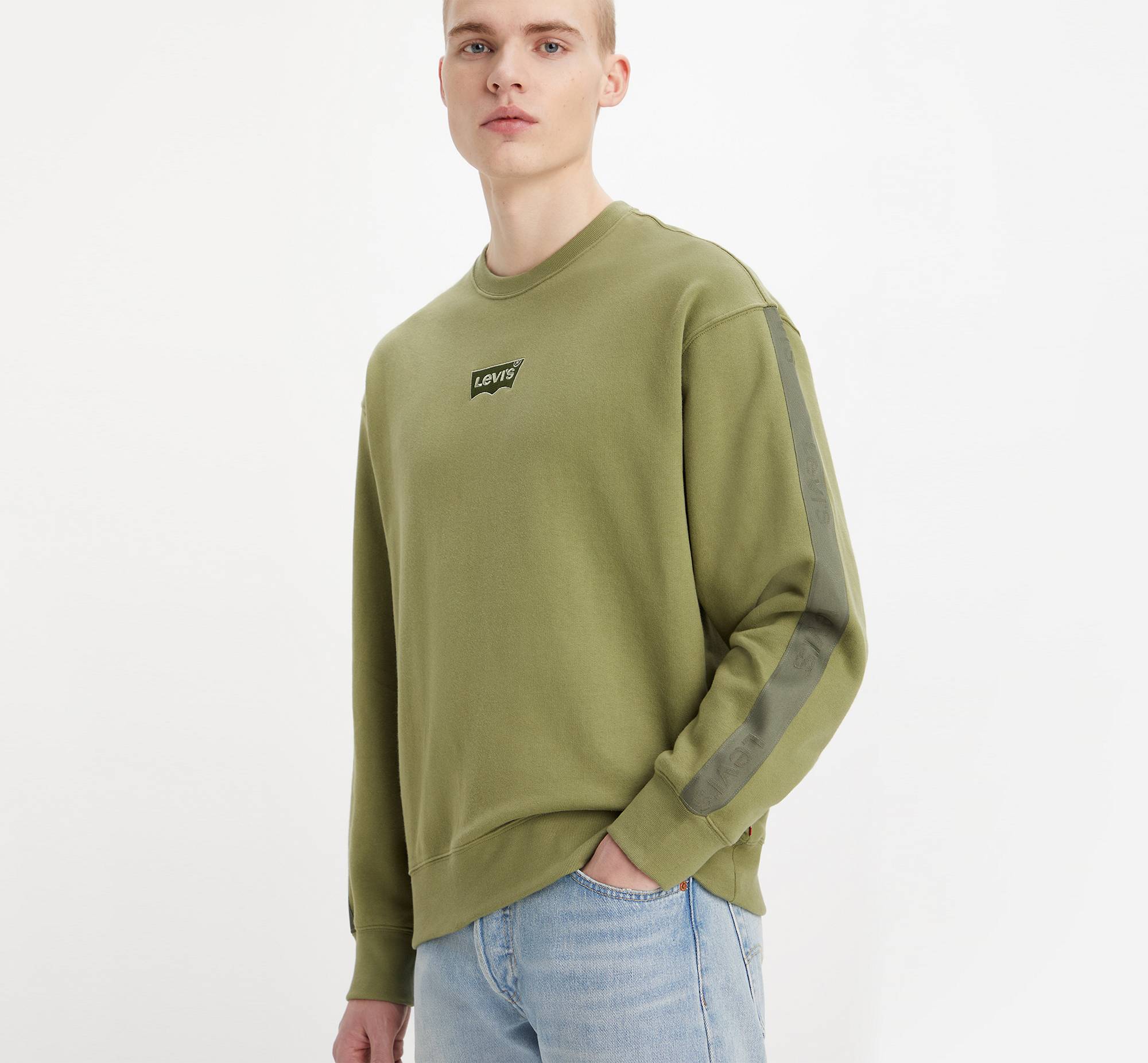 Relaxed Graphic Crewneck Sweatshirt - Green | Levi's® AD