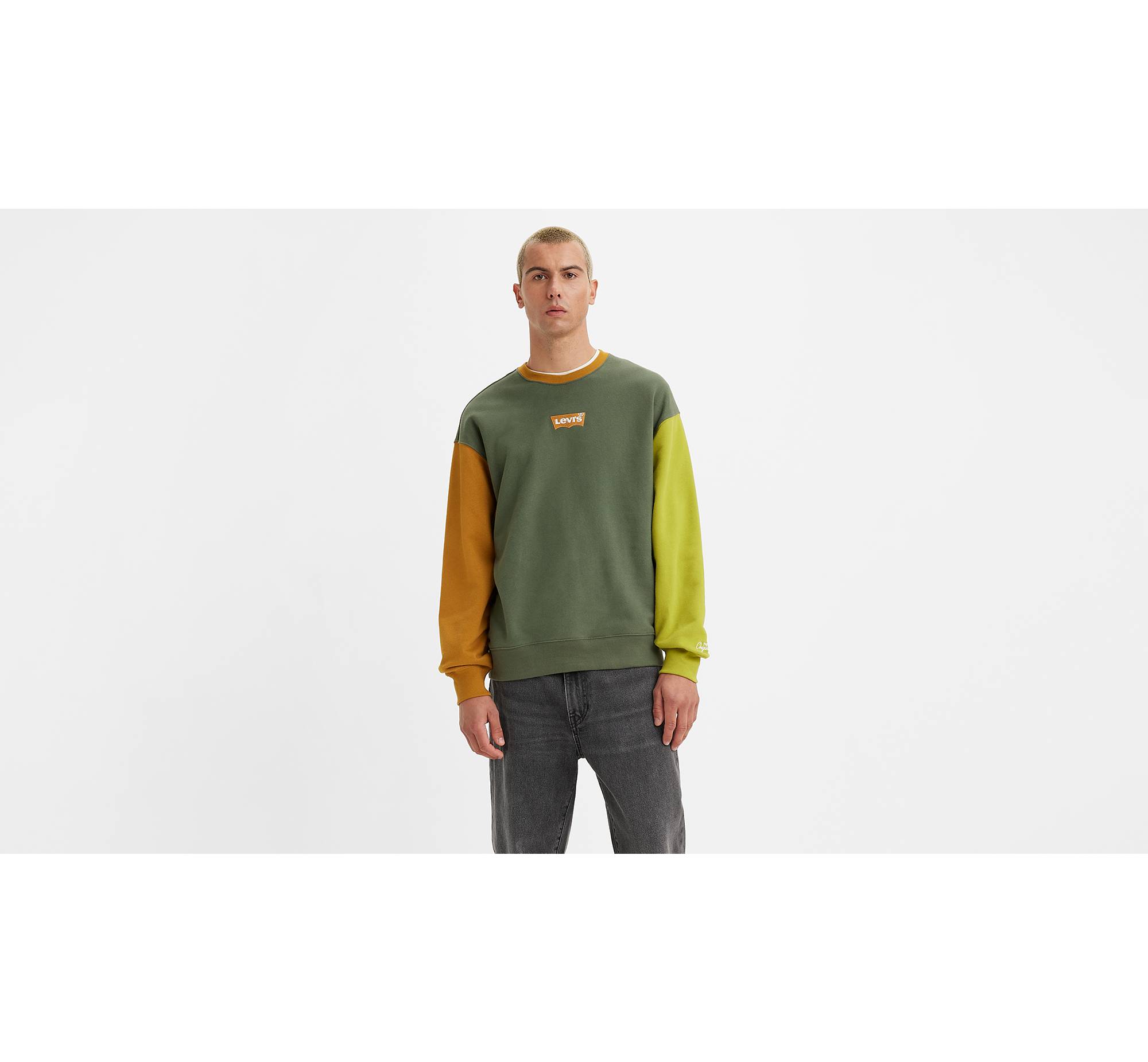 Relaxed Graphic Crewneck Sweatshirt - Green | Levi's® RS