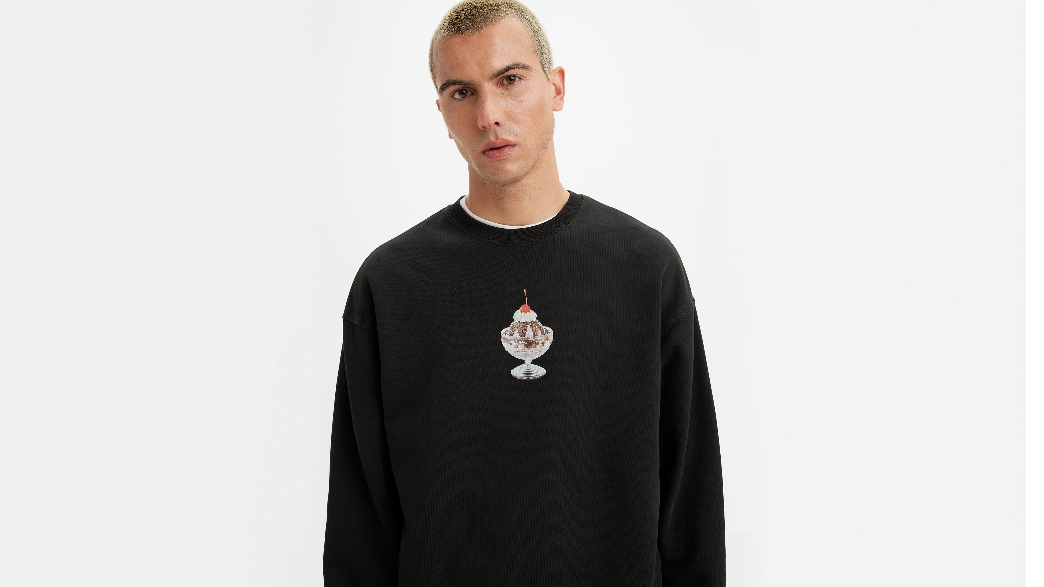 Relaxed Graphic Crewneck Sweatshirt 3