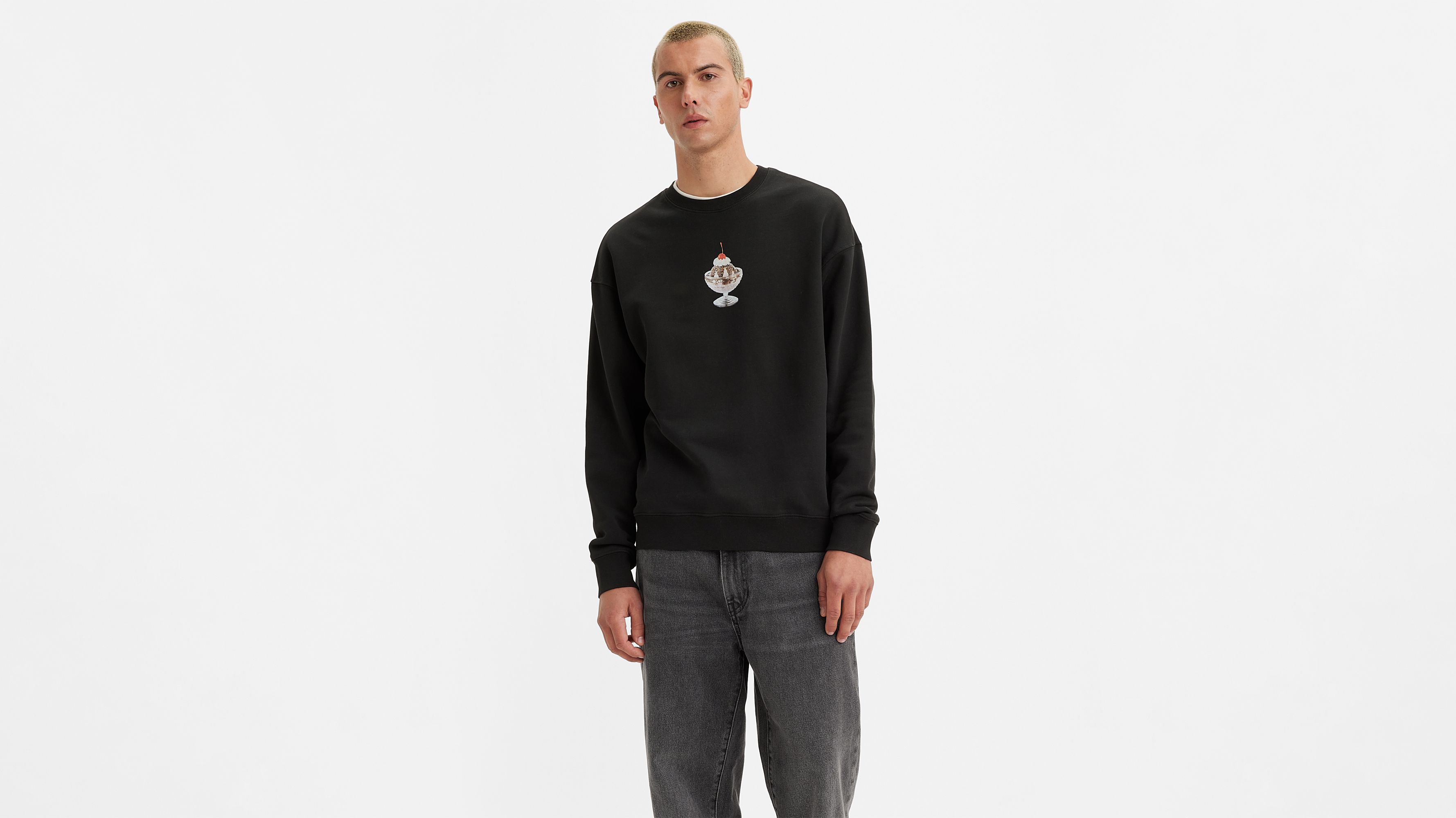 Relaxed Graphic Crewneck Sweatshirt 4