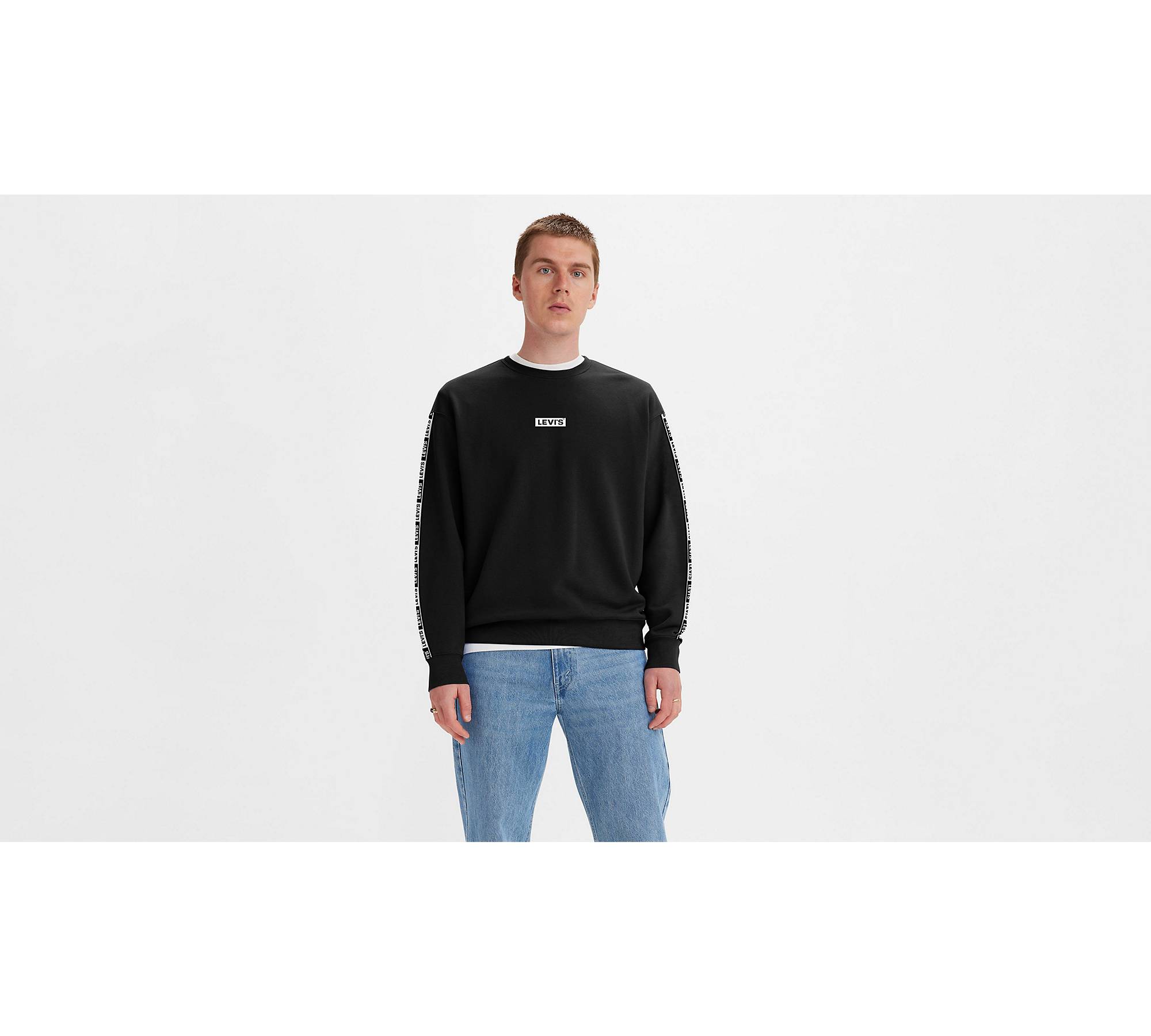 weerstand bieden redactioneel staal Relaxed Grafische Sweater Met Ronde Hals - Zwart | Levi's® NL