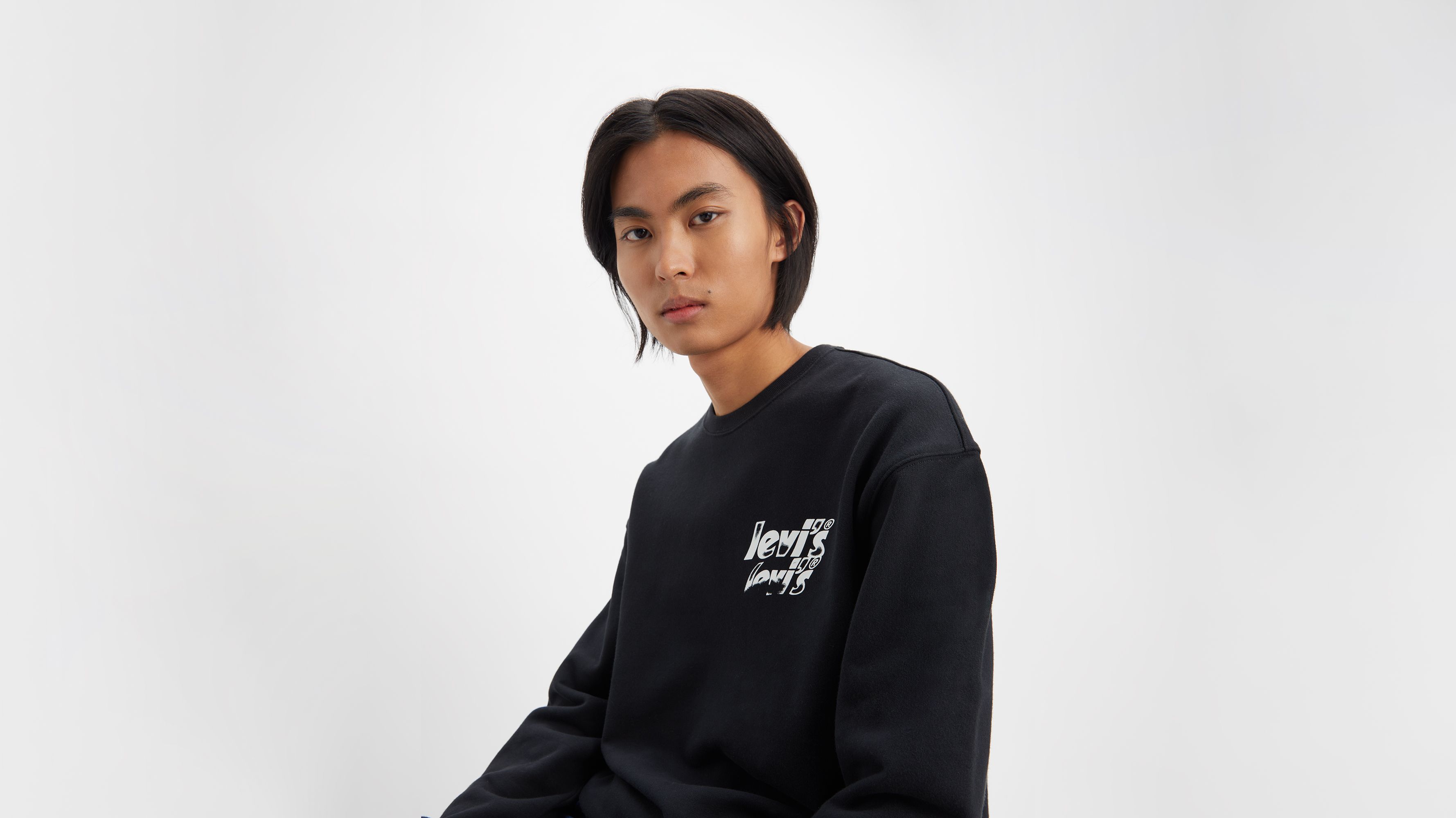 Nike x stussy international crewneck sweatshirt black hot sale