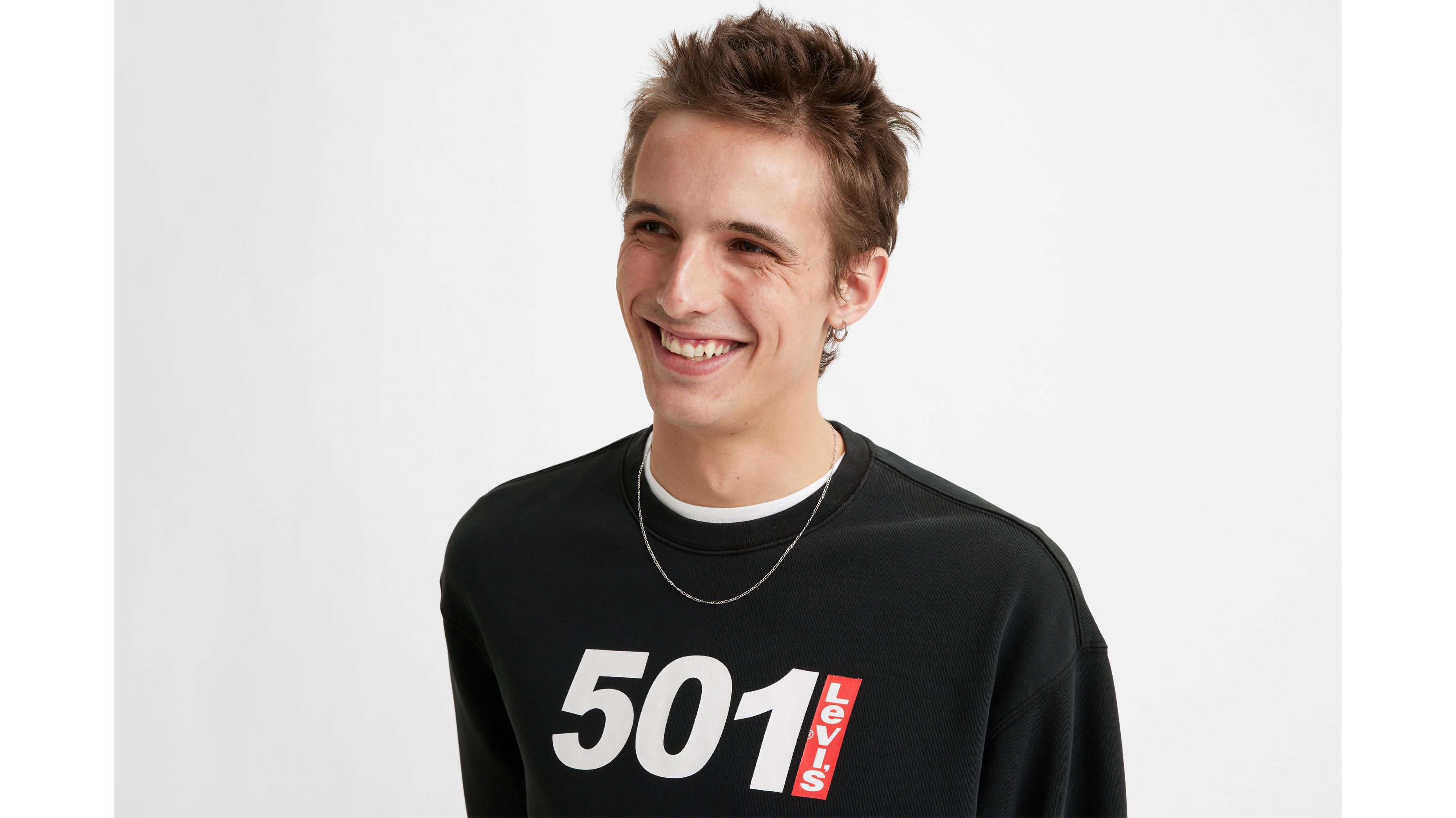 Relaxed Graphic Crewneck Sweatshirt 3