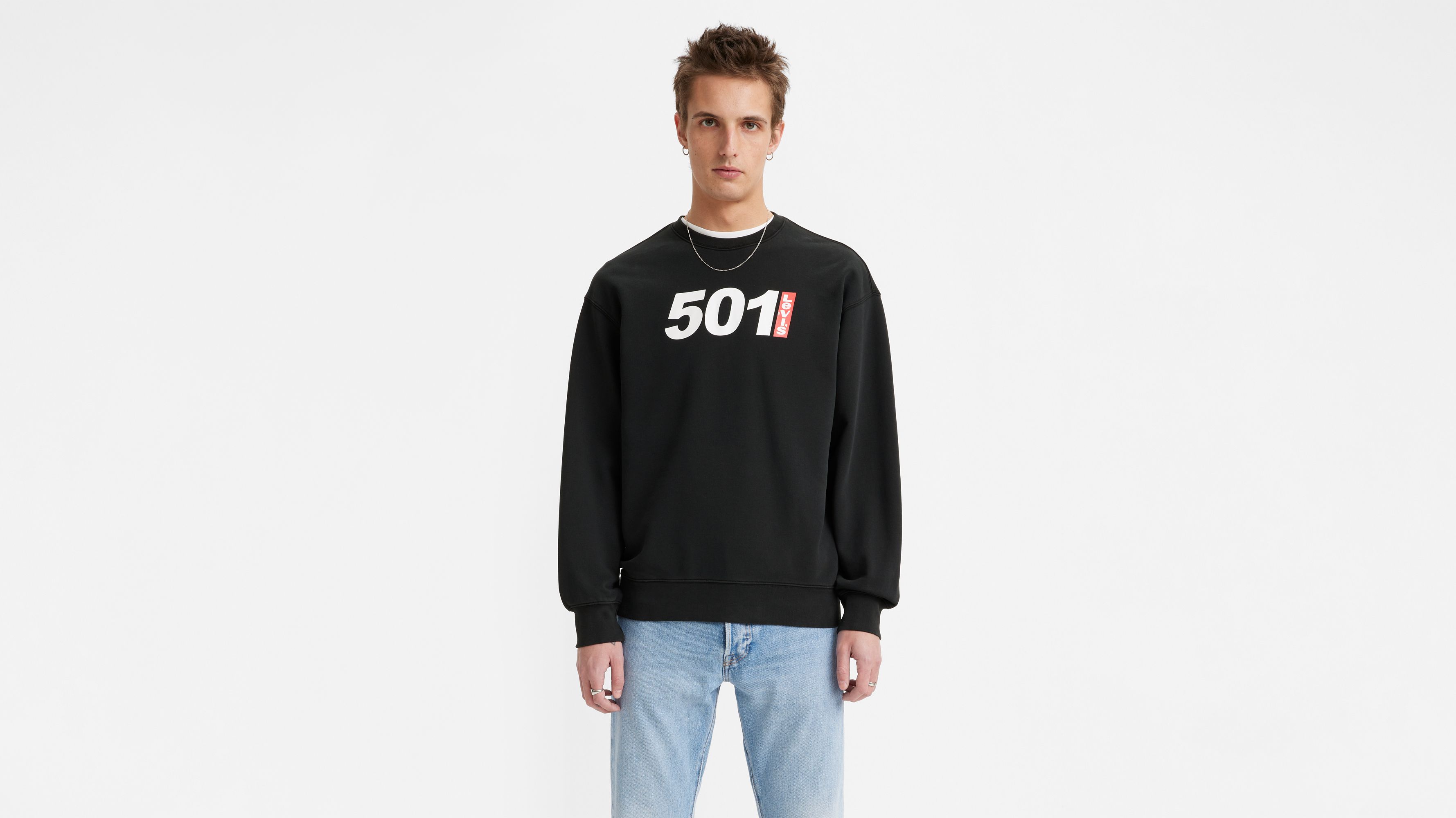 Relaxed Graphic Crewneck Sweatshirt 4
