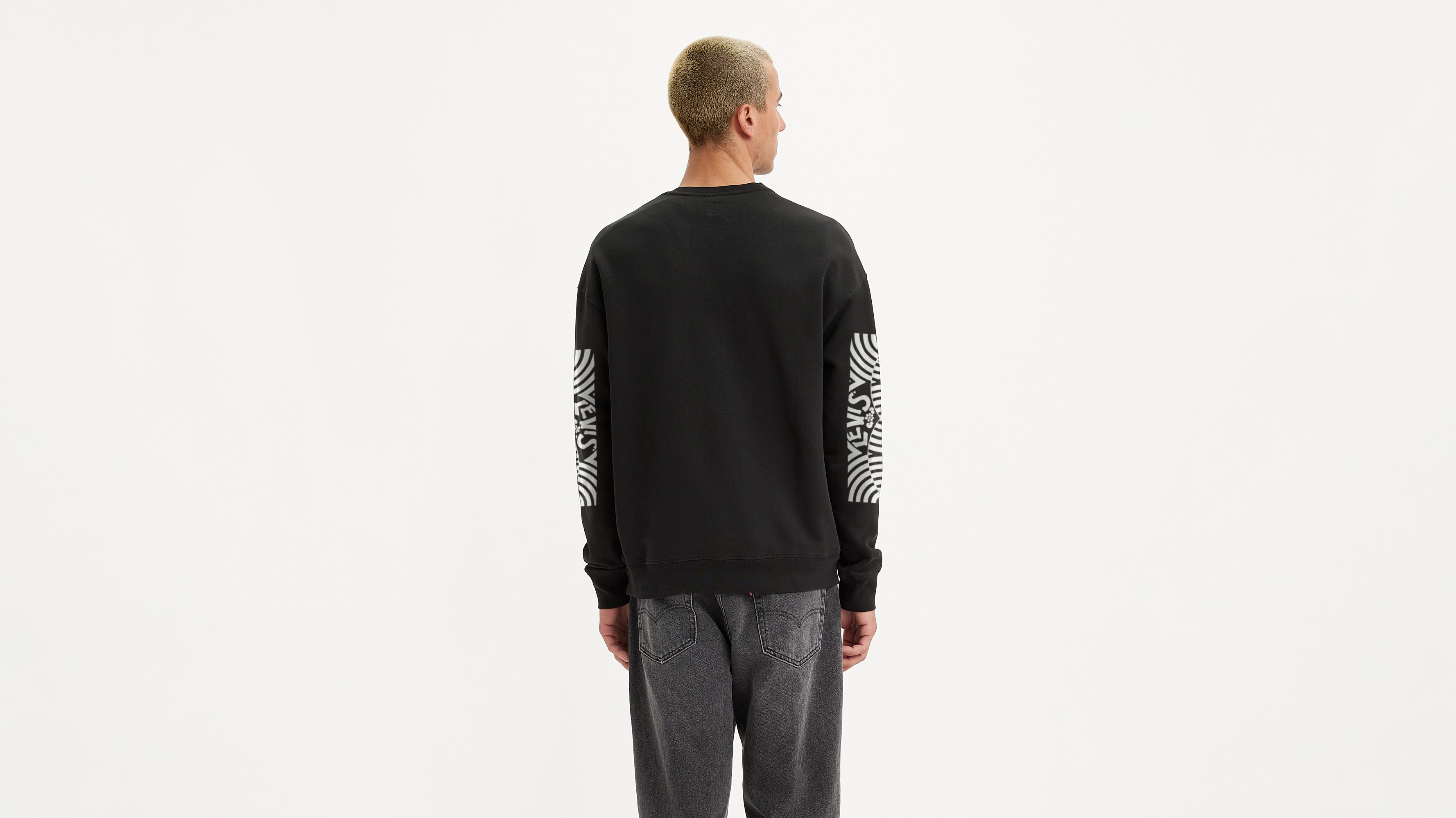 Relaxed Graphic Crewneck Sweatshirt