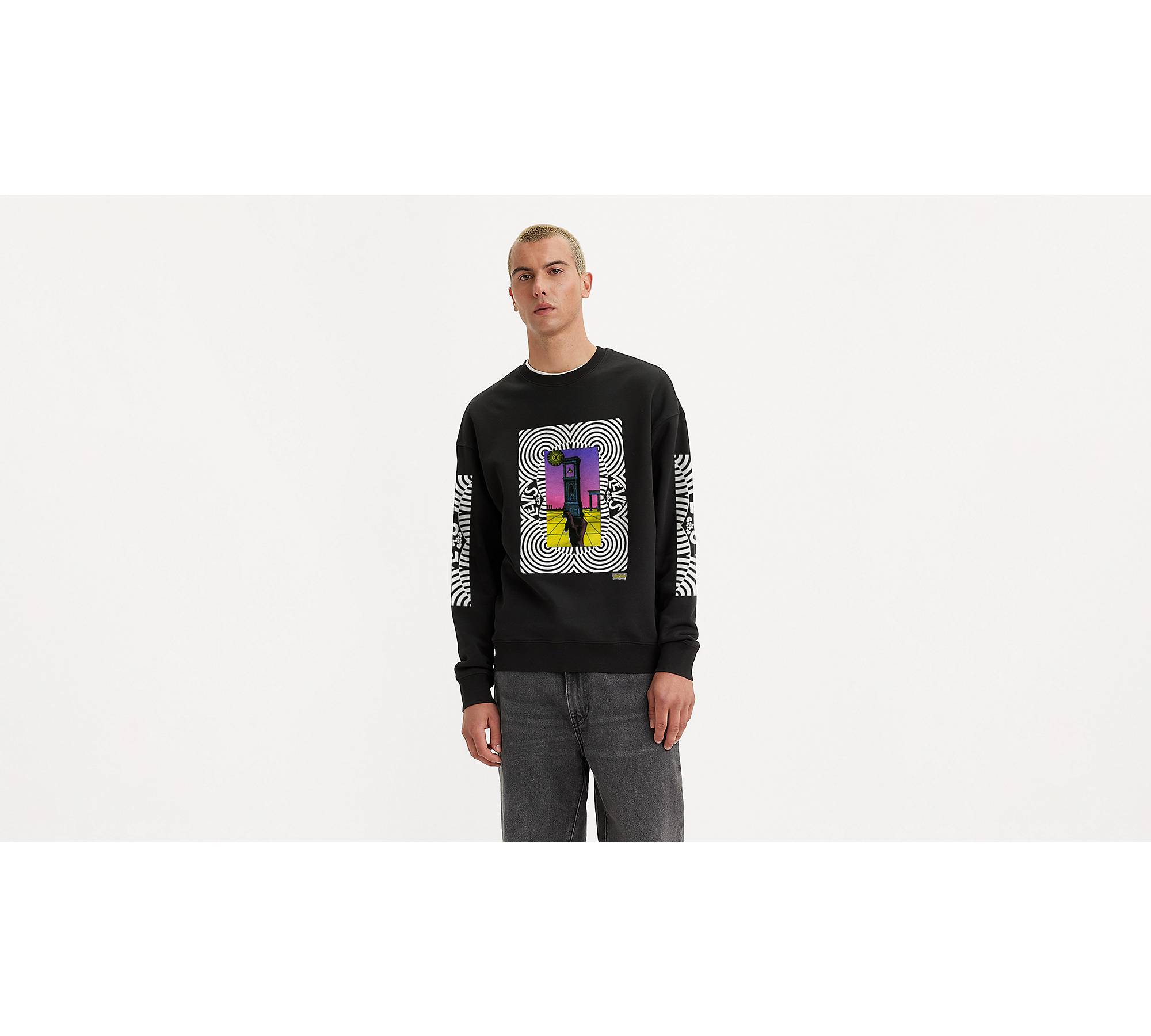 Relaxed Graphic Crewneck Sweatshirt - Black | Levi's® US