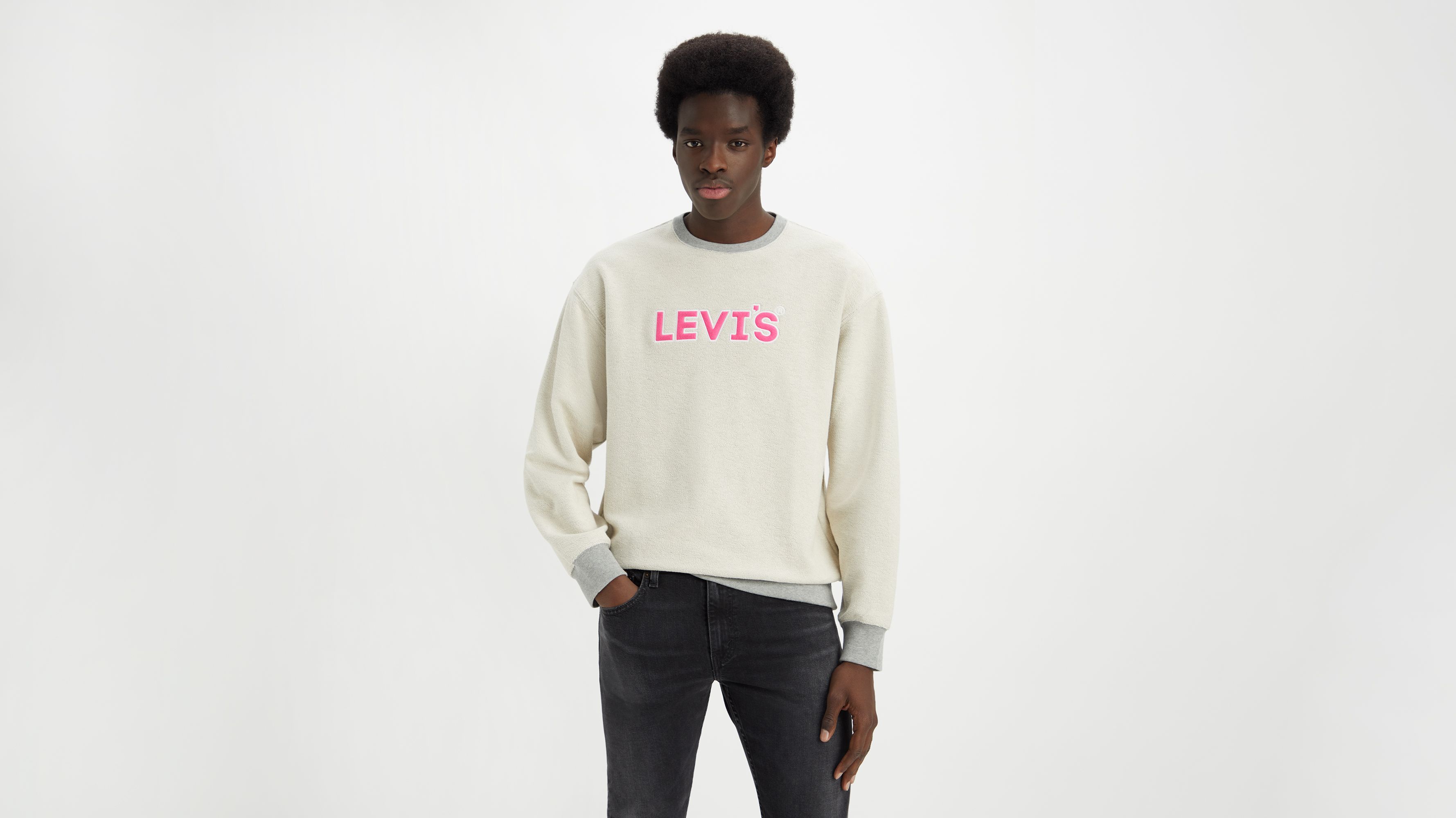 Relaxed Graphic Crewneck Sweatshirt - Grey | Levi's® US