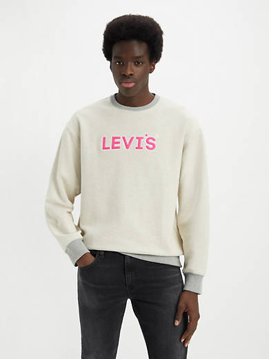 Relaxed Graphic Crewneck Sweatshirt - Grey | Levi's® US