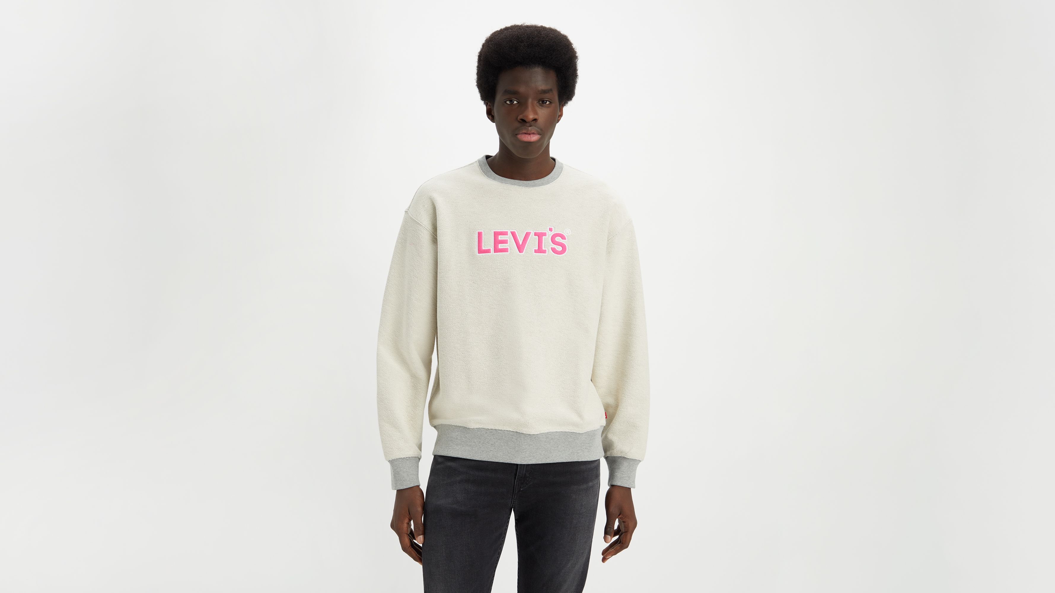 トップス everyone classic crew neck sweat shirt everyone classic crew neck sweat shirt (NAVY) | everyone