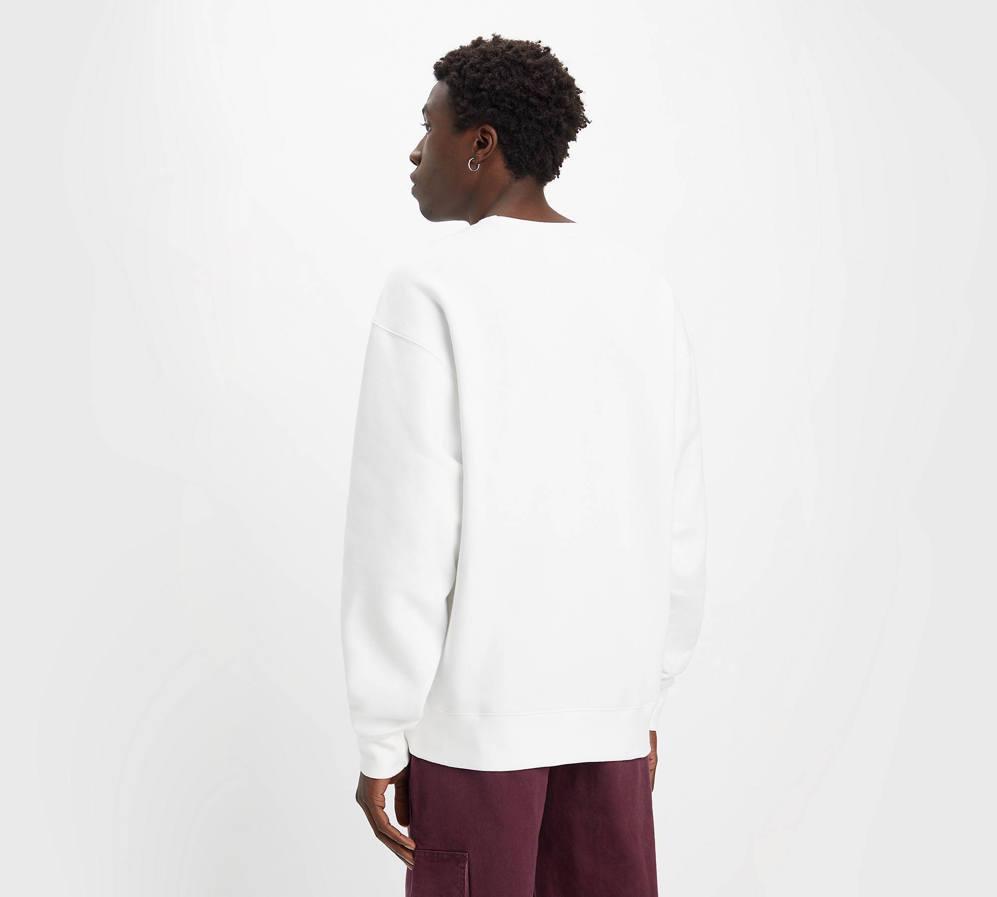 Silvertab™ Relaxed Graphic Crewneck Sweatshirt - White | Levi's® CA