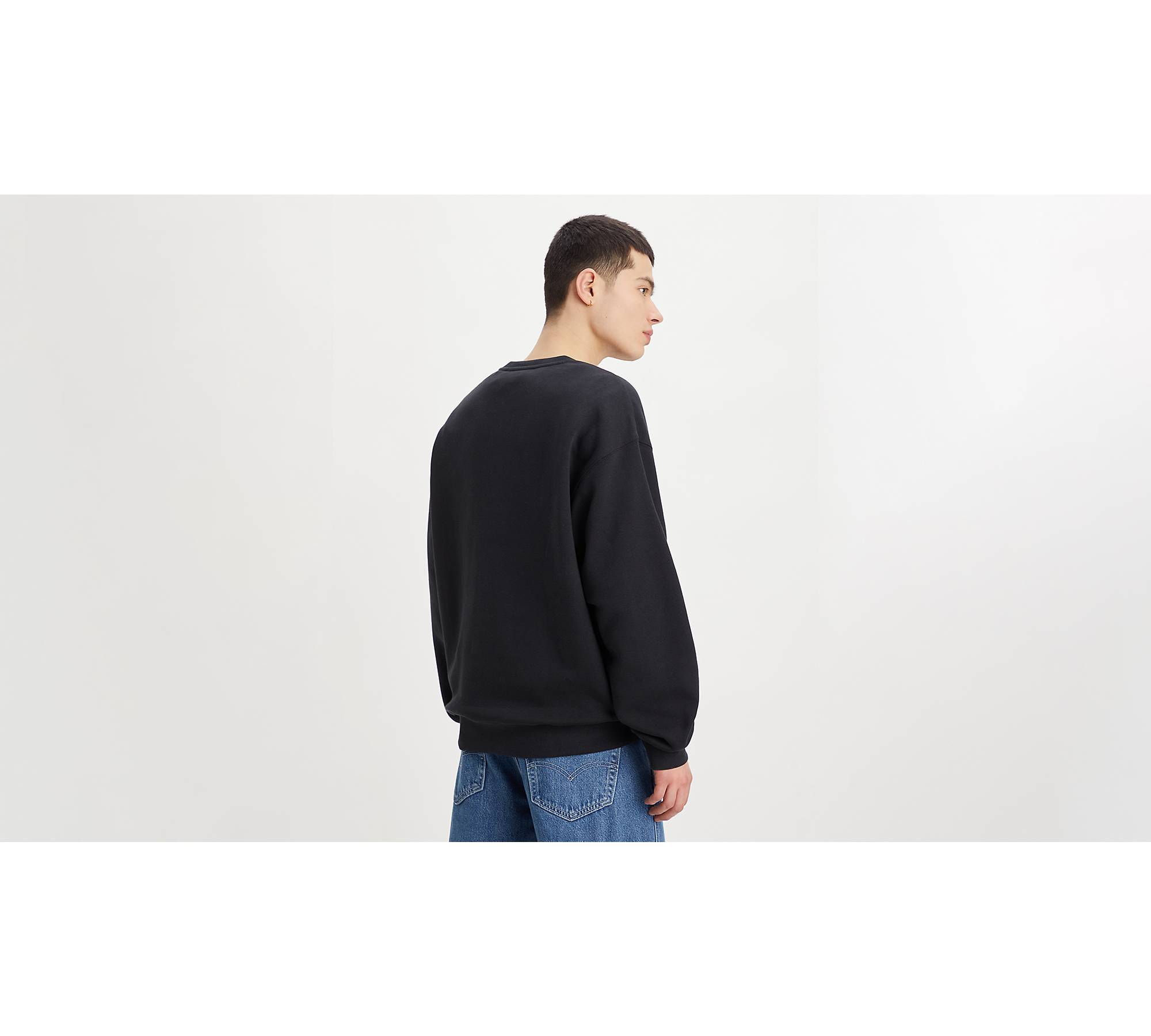 Silvertab™ Relaxed Graphic Crewneck Sweatshirt - Black | Levi's® US