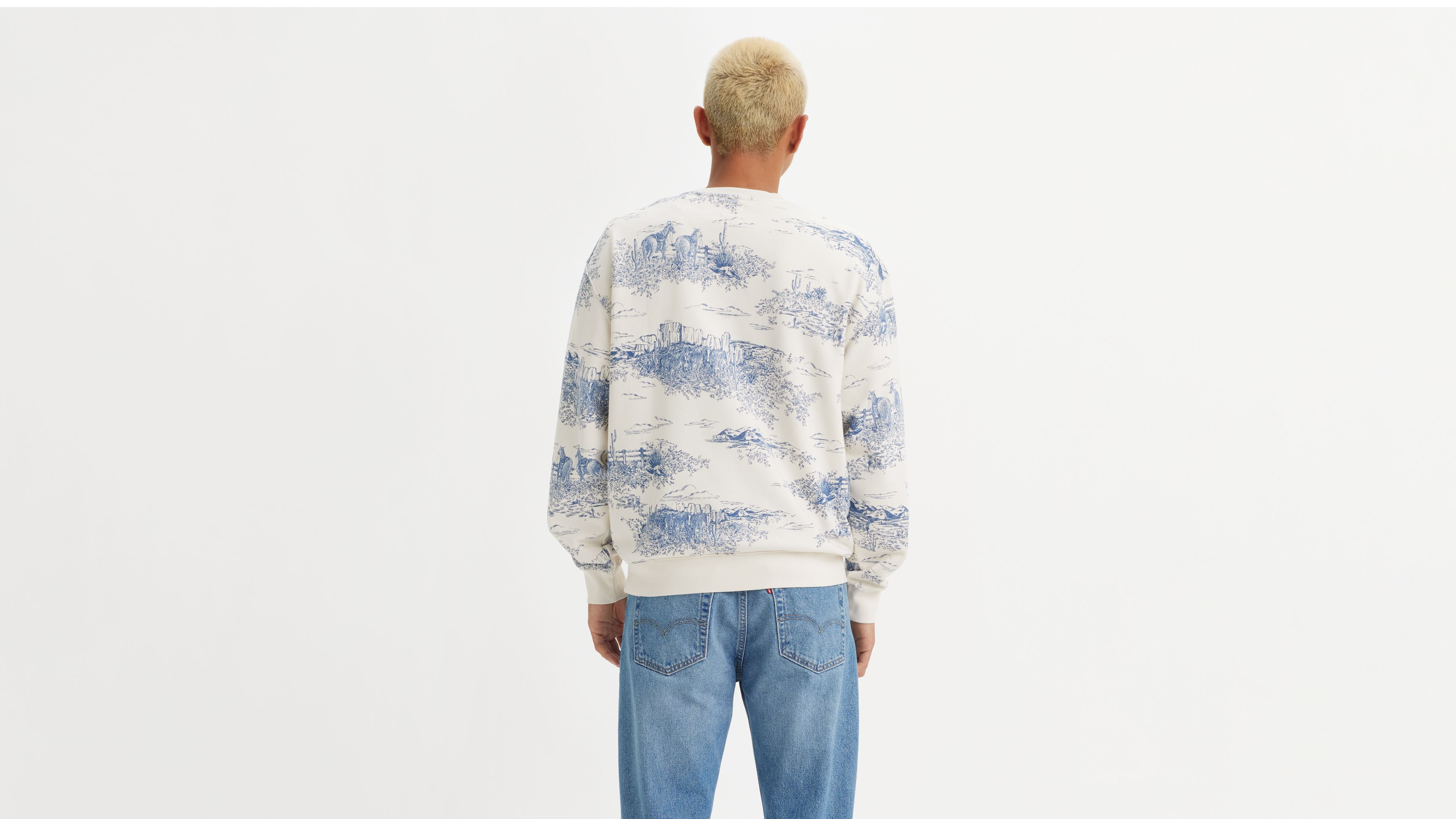 Relaxed Fit Graphic Crewneck Sweatshirt 3