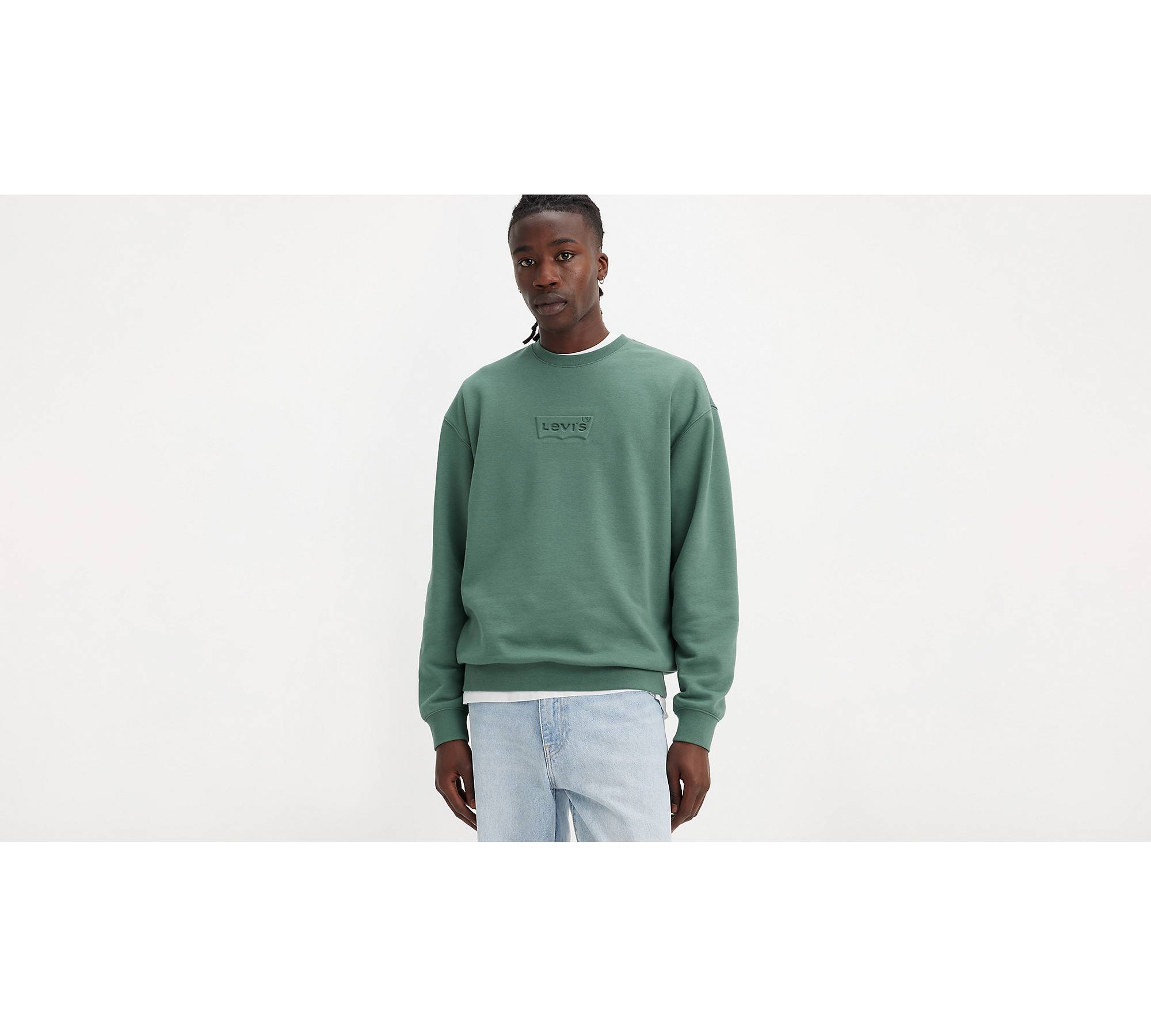 Relaxed Fit Graphic Crewneck Sweatshirt 1