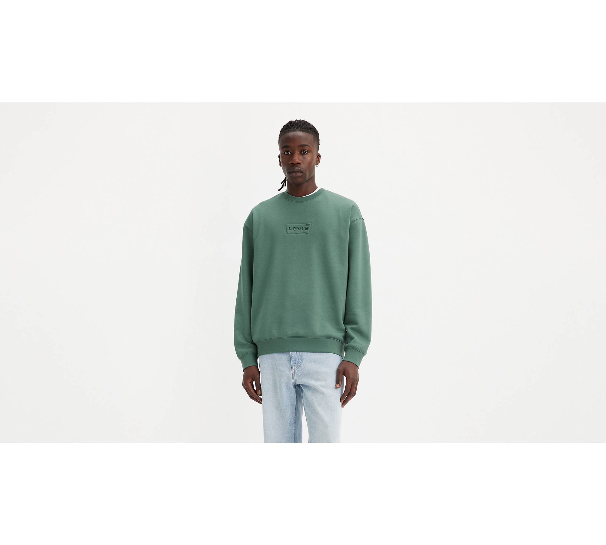 Relaxed Fit Graphic Crewneck Sweatshirt - Green | Levi's® GB