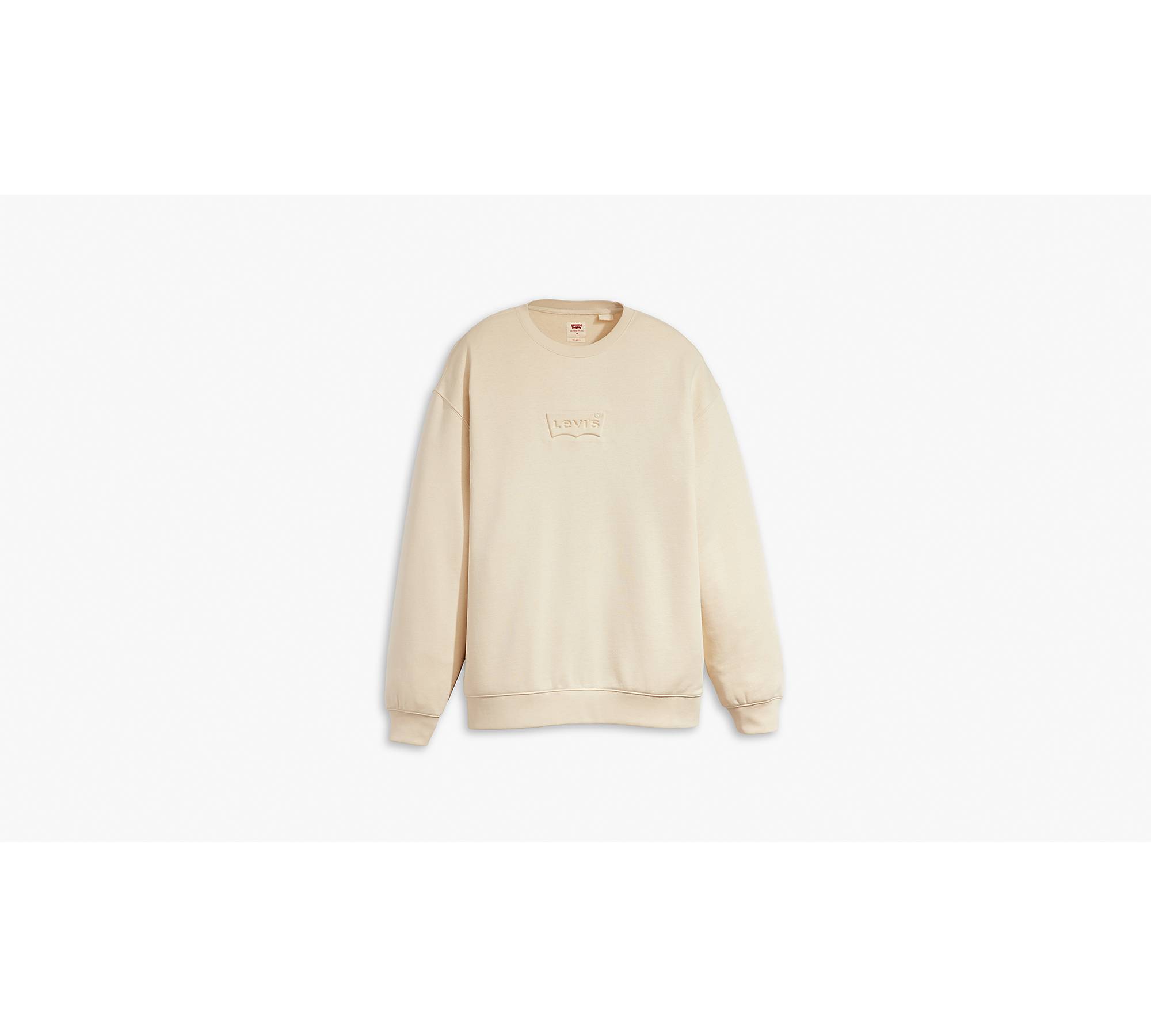Relaxed Fit Graphic Crewneck Sweatshirt - Cream | Levi's® NO