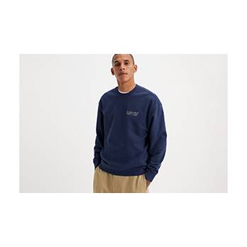 Relaxed Graphic Crewneck Sweatshirt - Blue | Levi's® US
