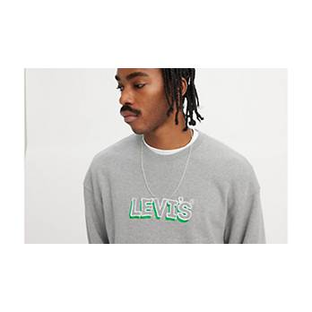 Relaxed Fit Graphic Crewneck Sweatshirt 4