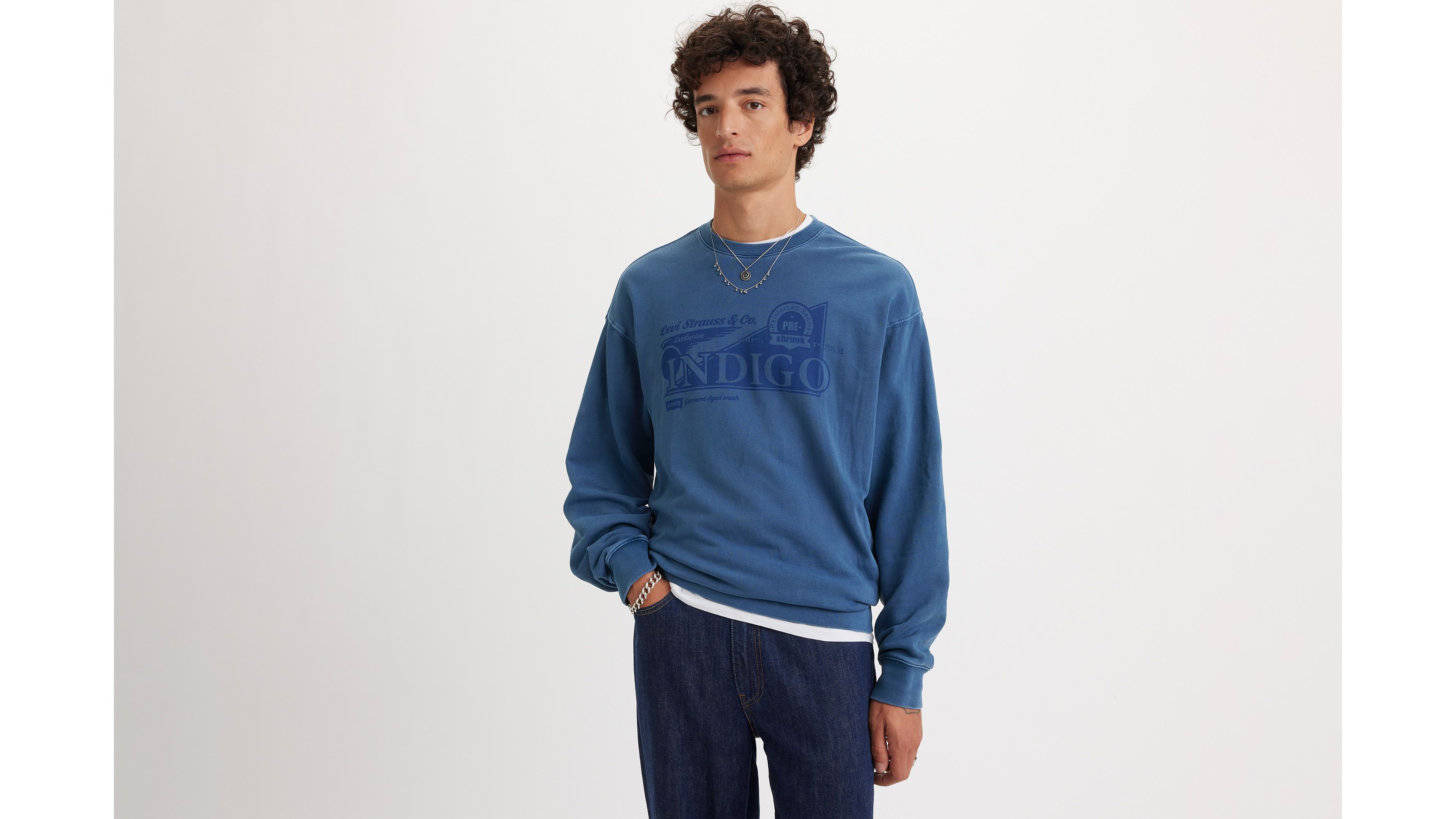 Relaxed Fit Graphic Crewneck Sweatshirt - Grey | Levi's® US