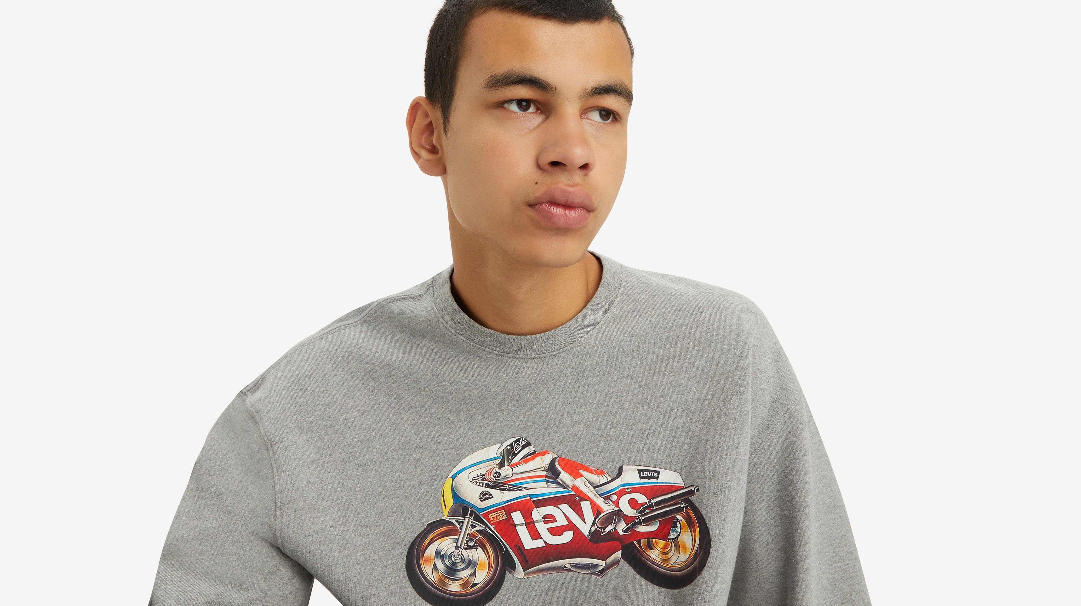 Relaxed Fit Graphic Crewneck Sweatshirt 4