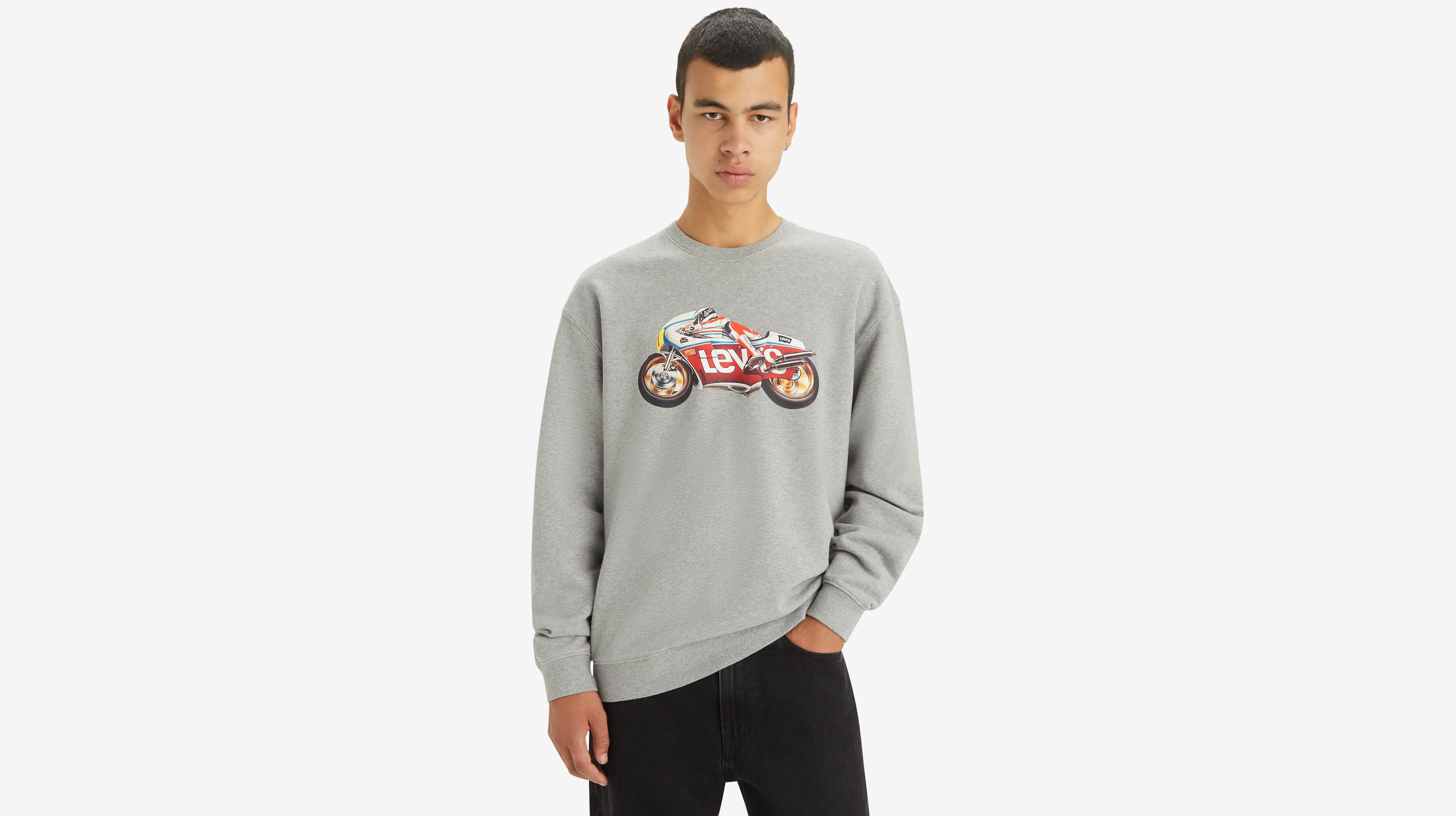 Relaxed Fit Graphic Crewneck Sweatshirt 1