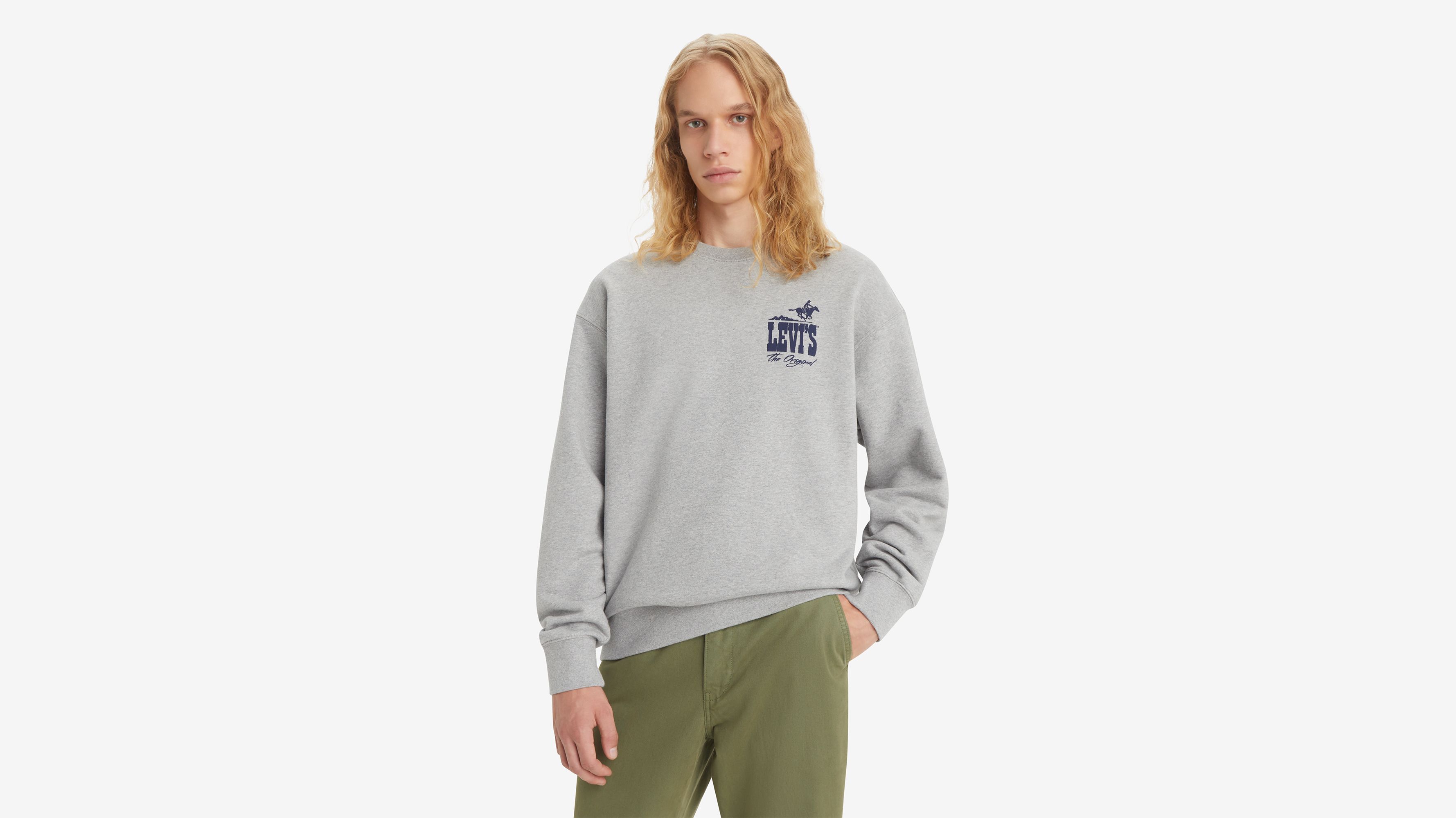 Relaxed Fit Graphic Crewneck Sweatshirt 1
